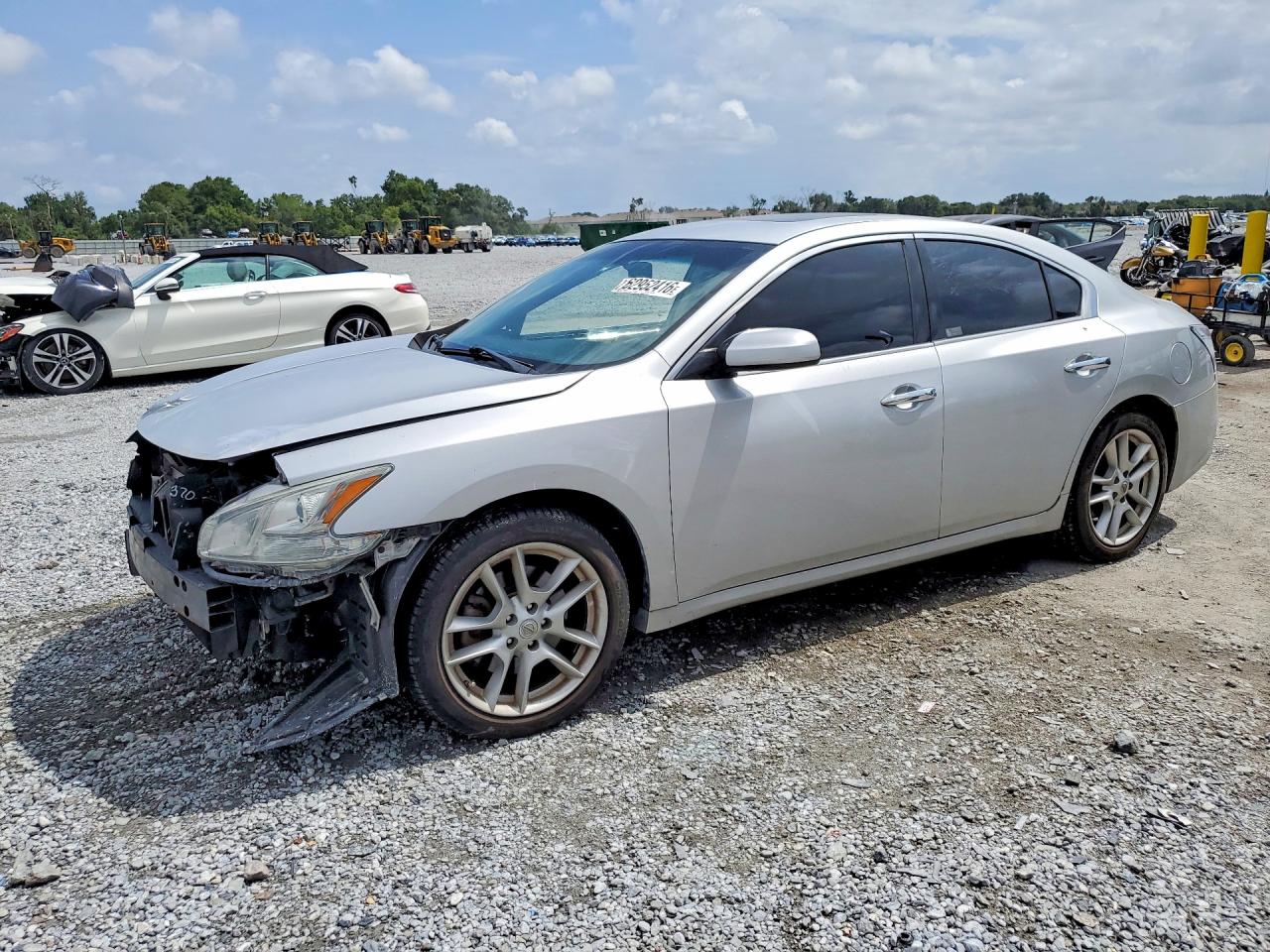 2014 Nissan Maxima 3.5 S Серебряный vin: 1N4AA5AP1EC463240