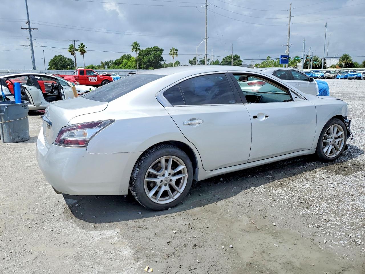 2014 Nissan Maxima 3.5 S Silver vin: 1N4AA5AP1EC463240