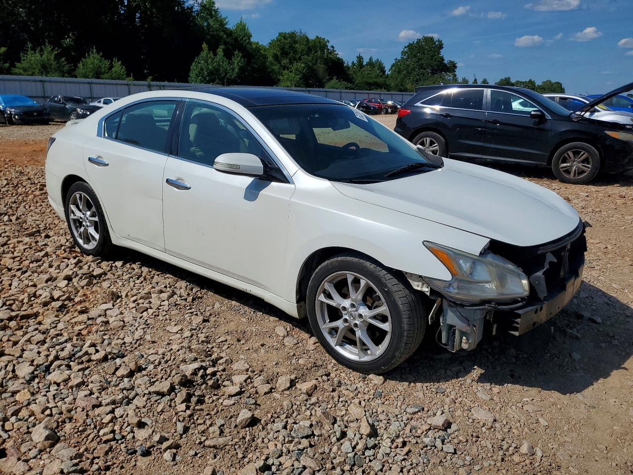 2014 Nissan Maxima 3.5 Sv Белый vin: 1N4AA5AP1EC464582