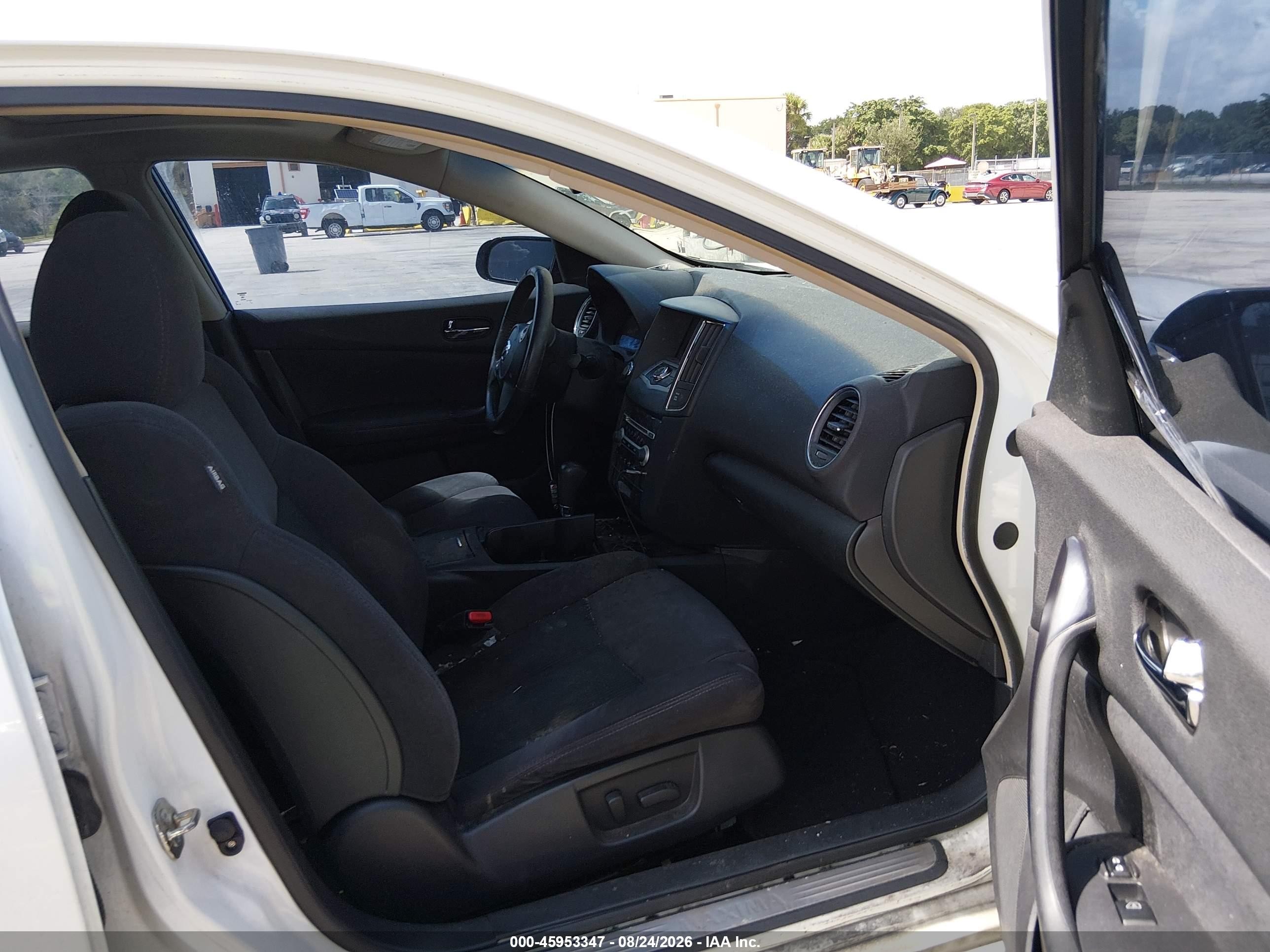 2014 Nissan Maxima 3.5 S/3.5 Sv White vin: 1N4AA5AP1EC464940