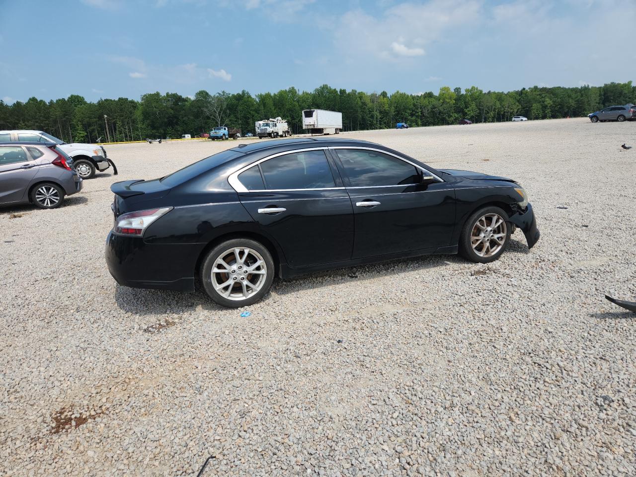 2014 Nissan Maxima 3.5 Sv Black vin: 1N4AA5AP1EC467370