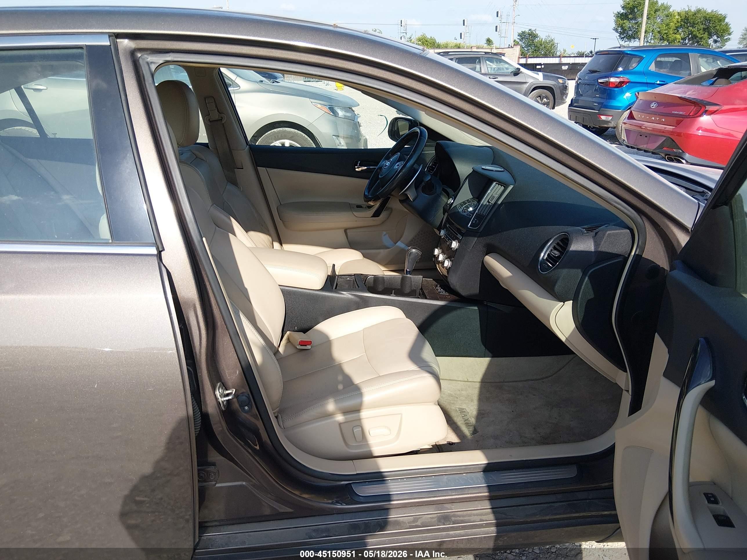 2014 Nissan Maxima 3.5 Sv Gray vin: 1N4AA5AP1EC469779