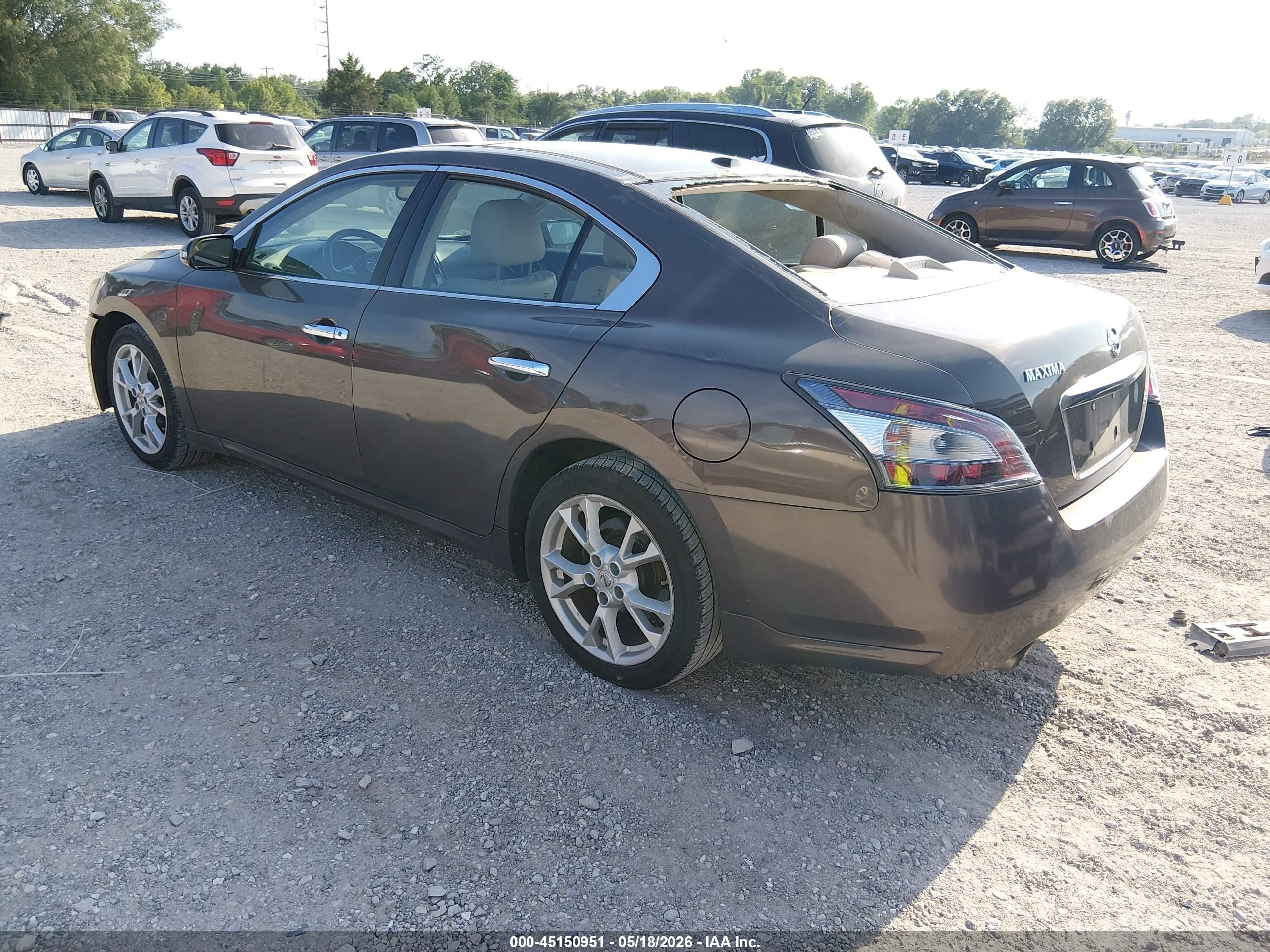 2014 Nissan Maxima 3.5 Sv Gray vin: 1N4AA5AP1EC469779