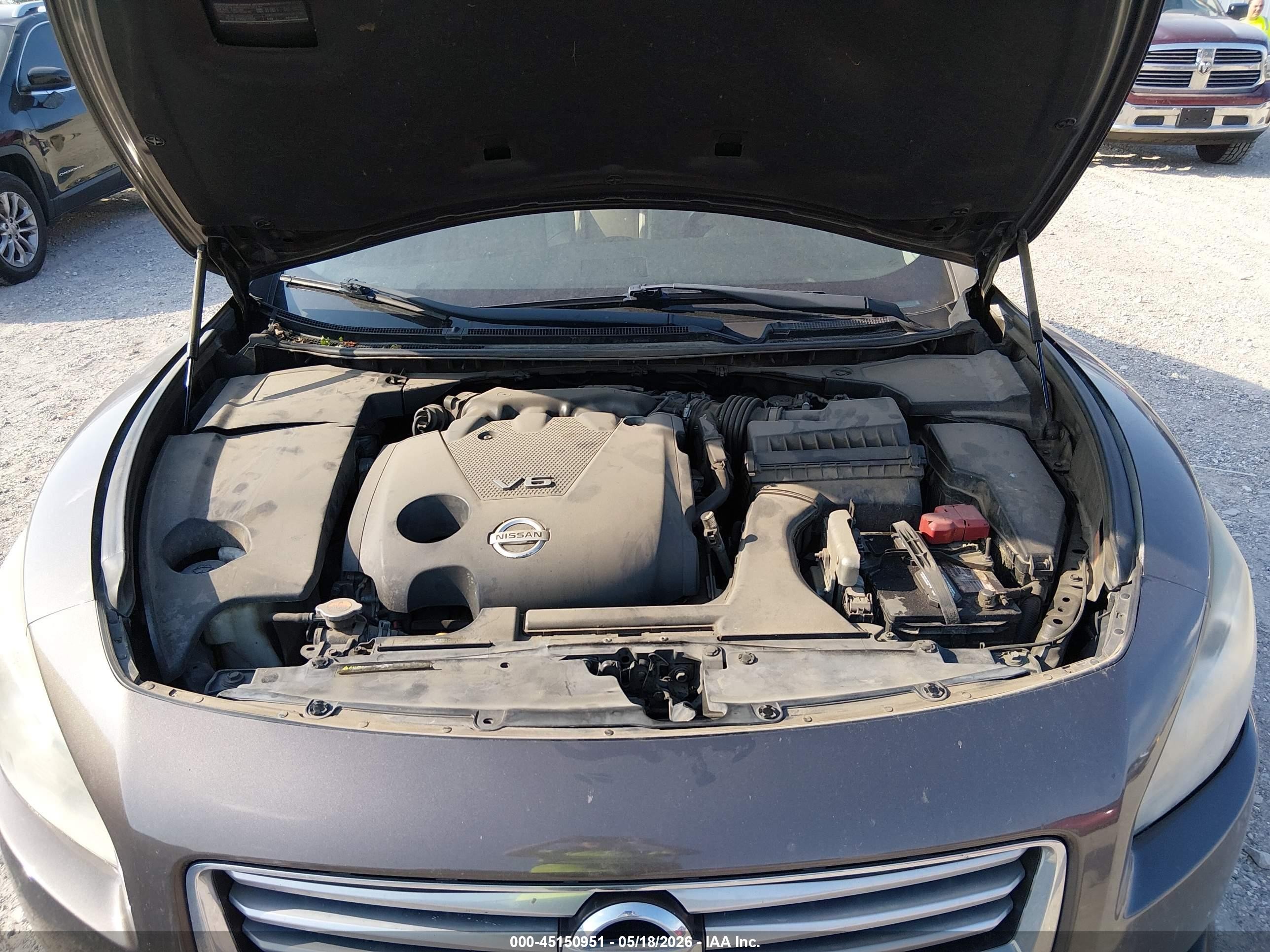 2014 Nissan Maxima 3.5 Sv Gray vin: 1N4AA5AP1EC469779