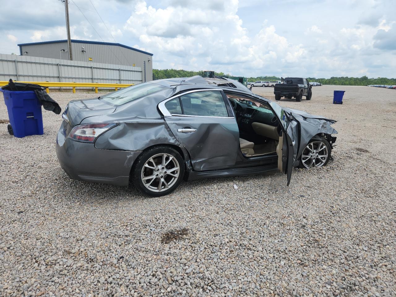 2014 Nissan Maxima 3.5 S Gray vin: 1N4AA5AP1EC471855