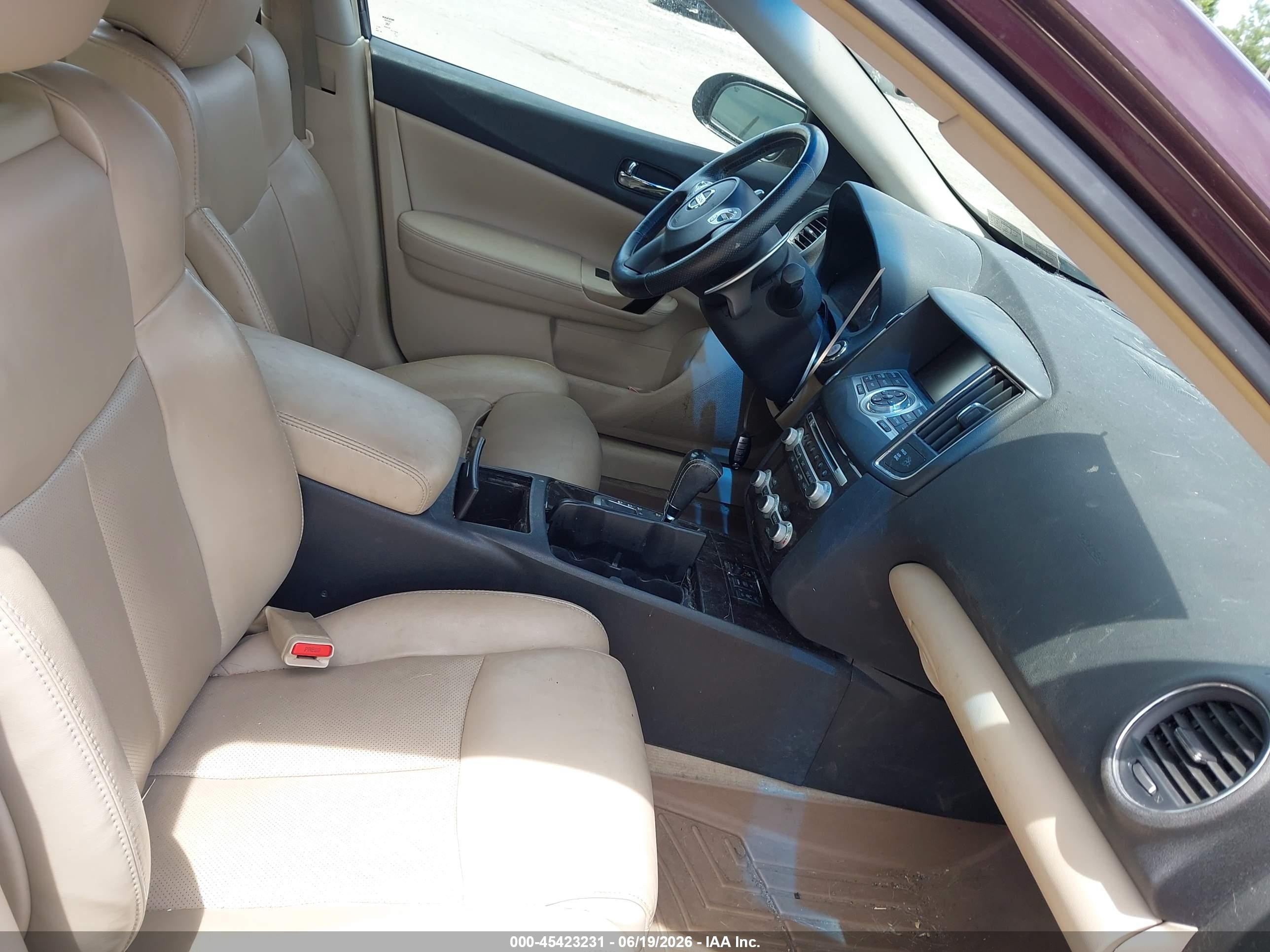 2014 Nissan Maxima 3.5 Sv Burgundy vin: 1N4AA5AP1EC472293