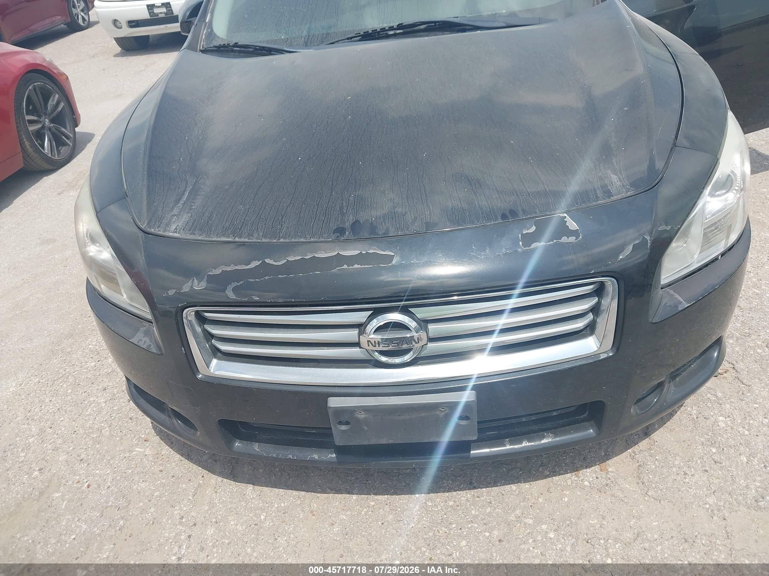 2014 Nissan Maxima 3.5 S/3.5 Sv Black vin: 1N4AA5AP1EC484508