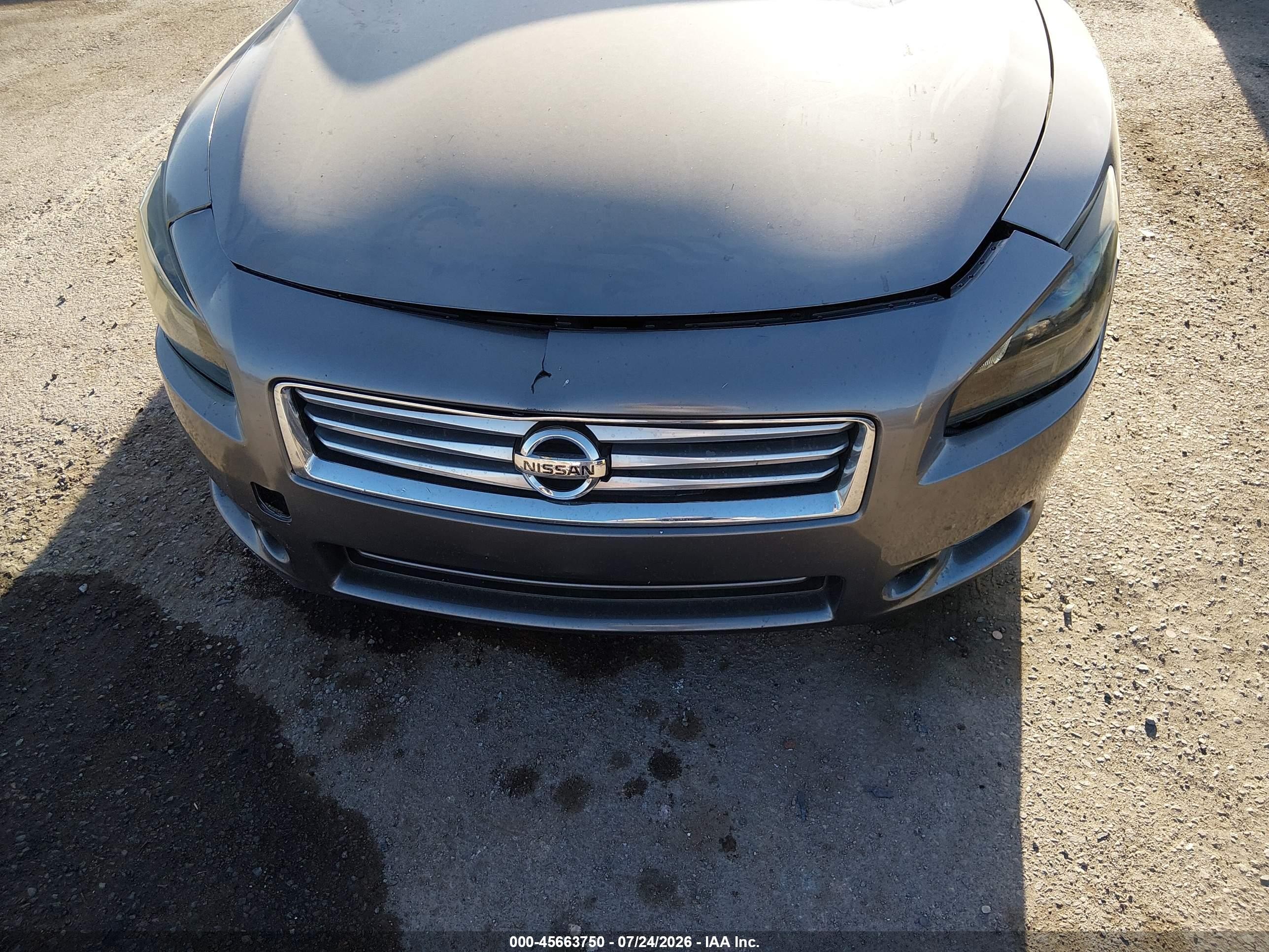 2014 Nissan Maxima 3.5 S Gray vin: 1N4AA5AP1EC486338