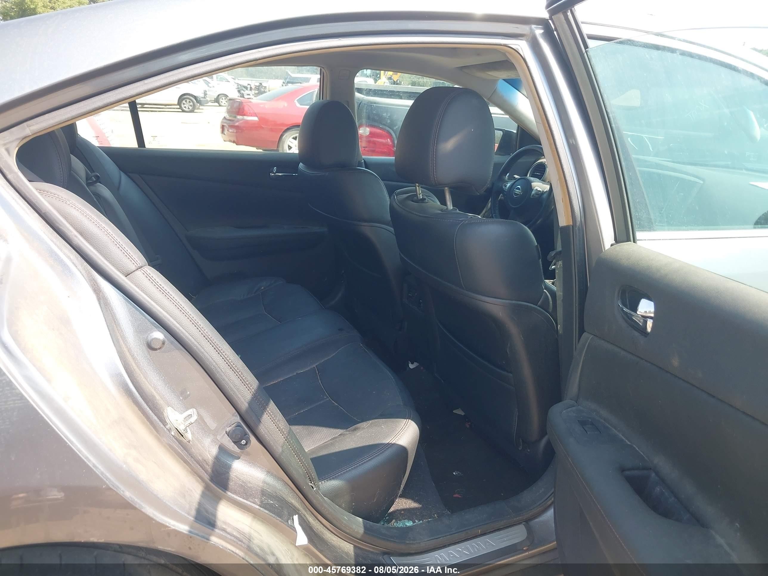 2014 Nissan Maxima 3.5 Sv Gray vin: 1N4AA5AP1EC487800