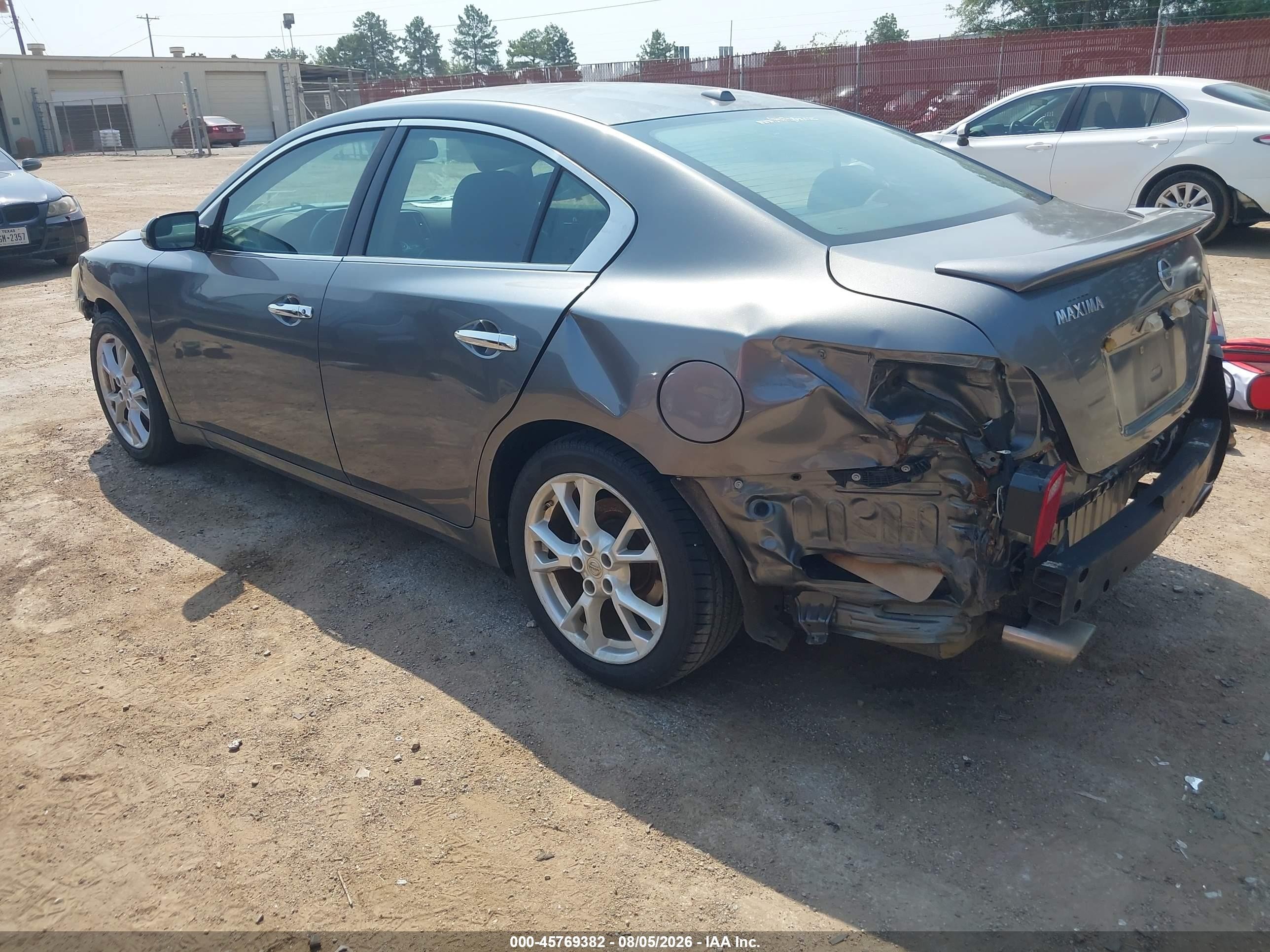 2014 Nissan Maxima 3.5 Sv Gray vin: 1N4AA5AP1EC487800