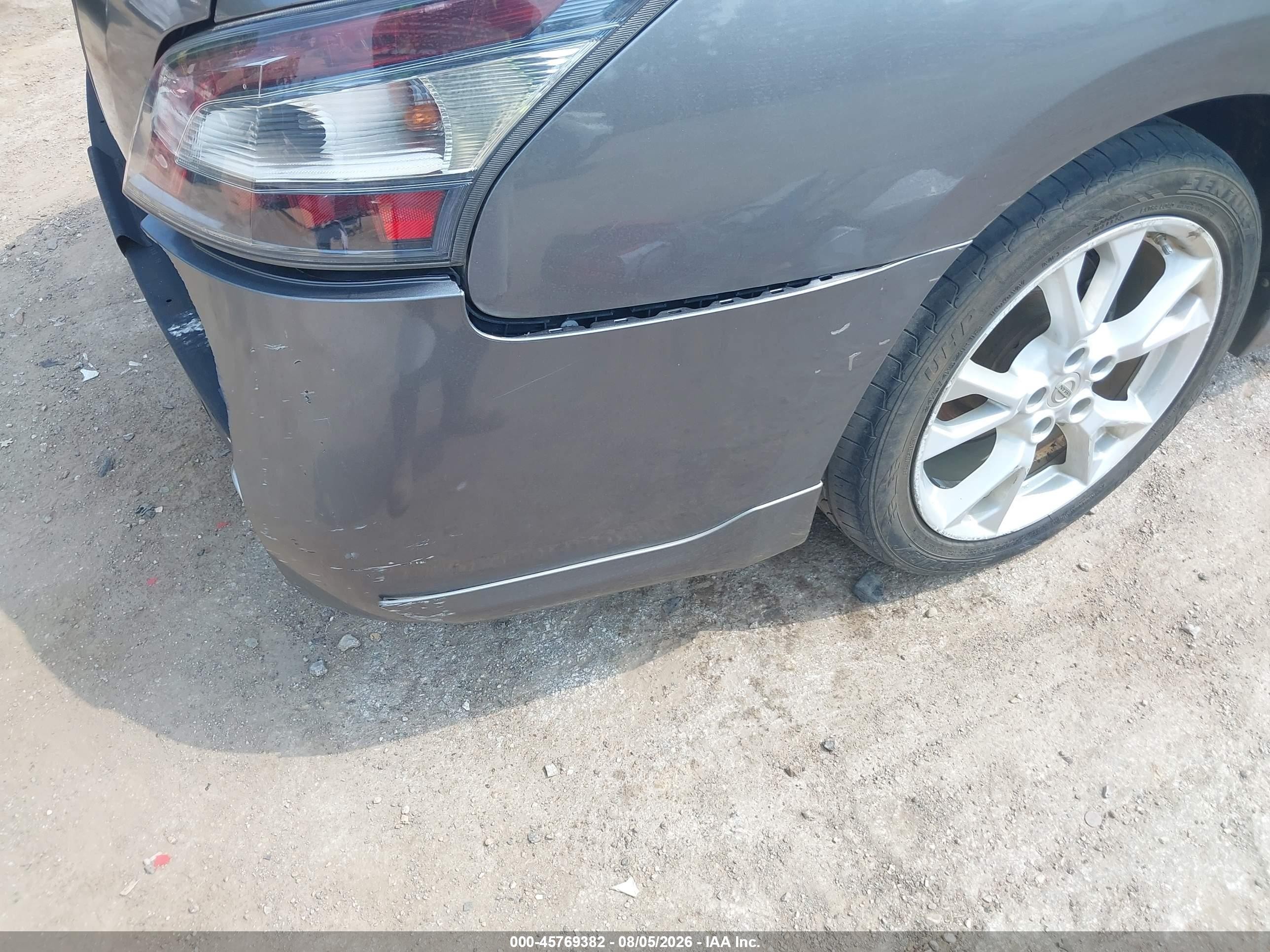 2014 Nissan Maxima 3.5 Sv Gray vin: 1N4AA5AP1EC487800
