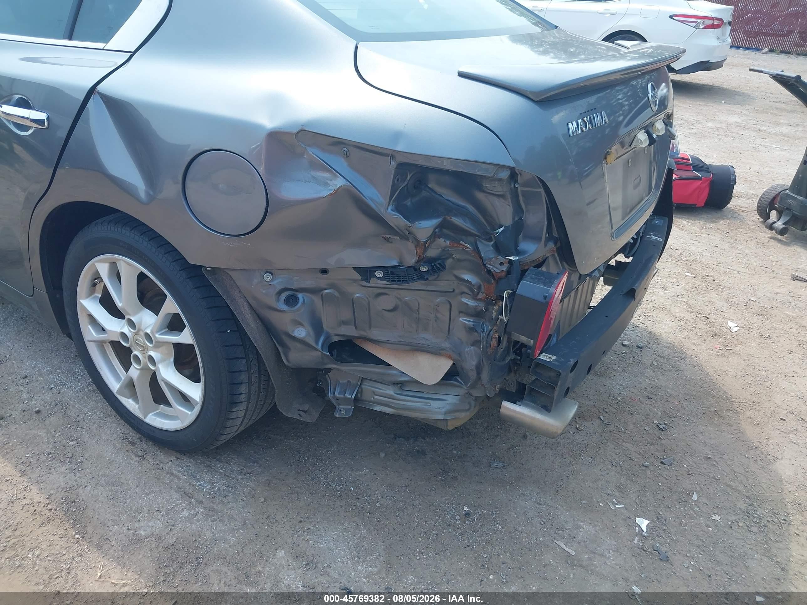 2014 Nissan Maxima 3.5 Sv Gray vin: 1N4AA5AP1EC487800