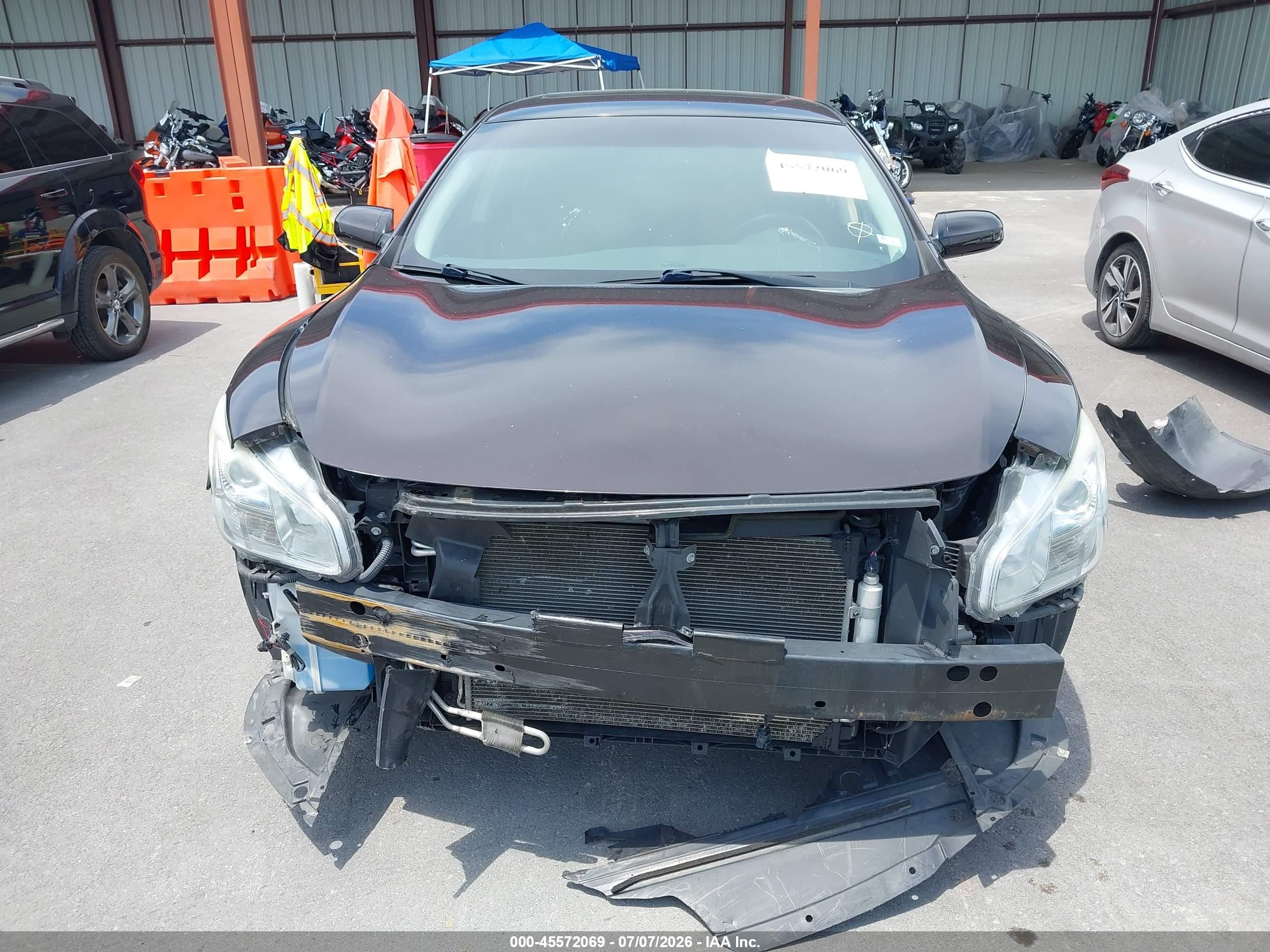 2014 Nissan Maxima 3.5 S/3.5 Sv Purple vin: 1N4AA5AP1EC489336