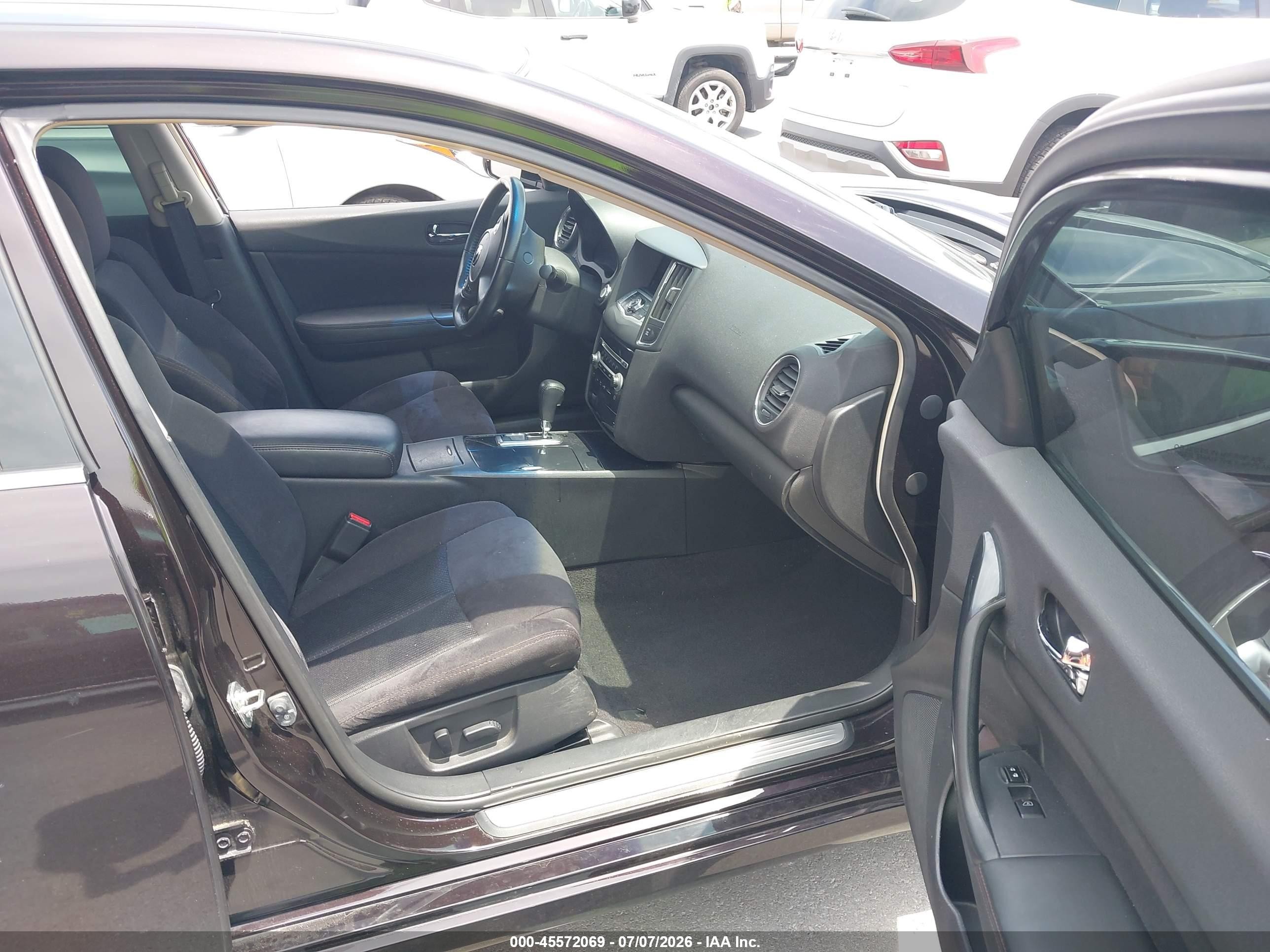 2014 Nissan Maxima 3.5 S/3.5 Sv Purple vin: 1N4AA5AP1EC489336