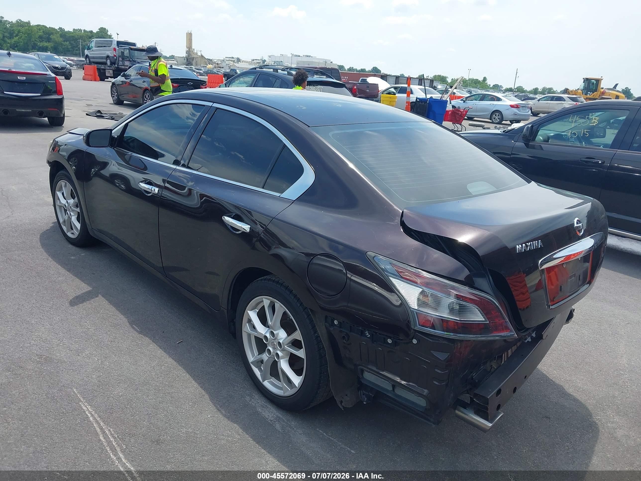 2014 Nissan Maxima 3.5 S/3.5 Sv Purple vin: 1N4AA5AP1EC489336
