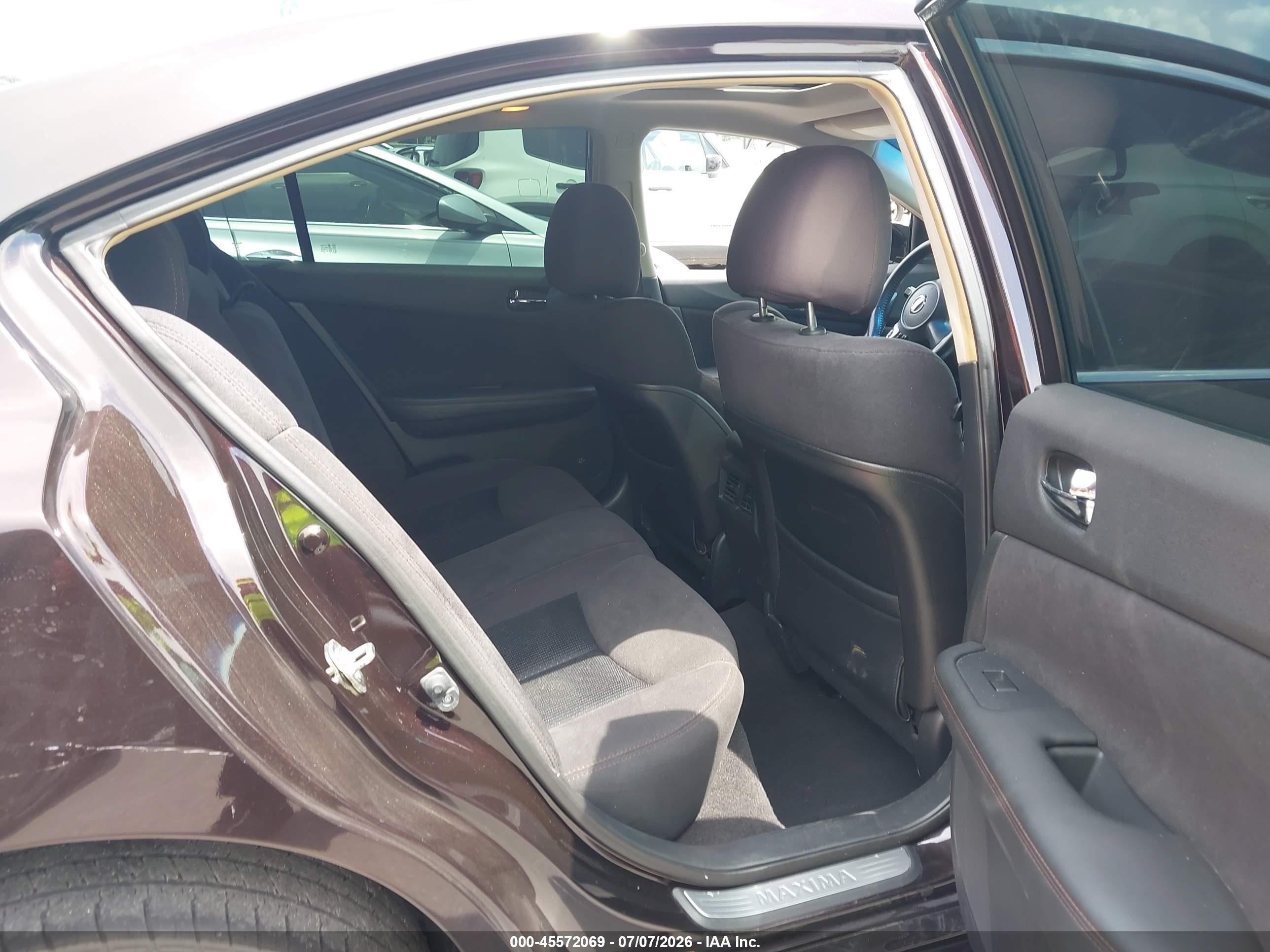 2014 Nissan Maxima 3.5 S/3.5 Sv Purple vin: 1N4AA5AP1EC489336