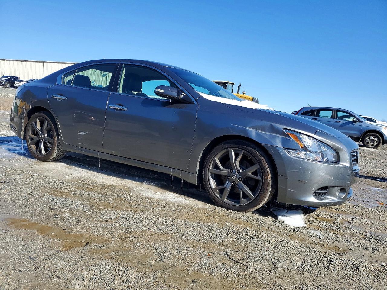 2014 Nissan Maxima S Серый vin: 1N4AA5AP1EC492995