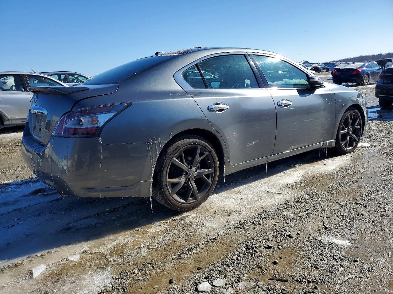 2014 Nissan Maxima S Серый vin: 1N4AA5AP1EC492995