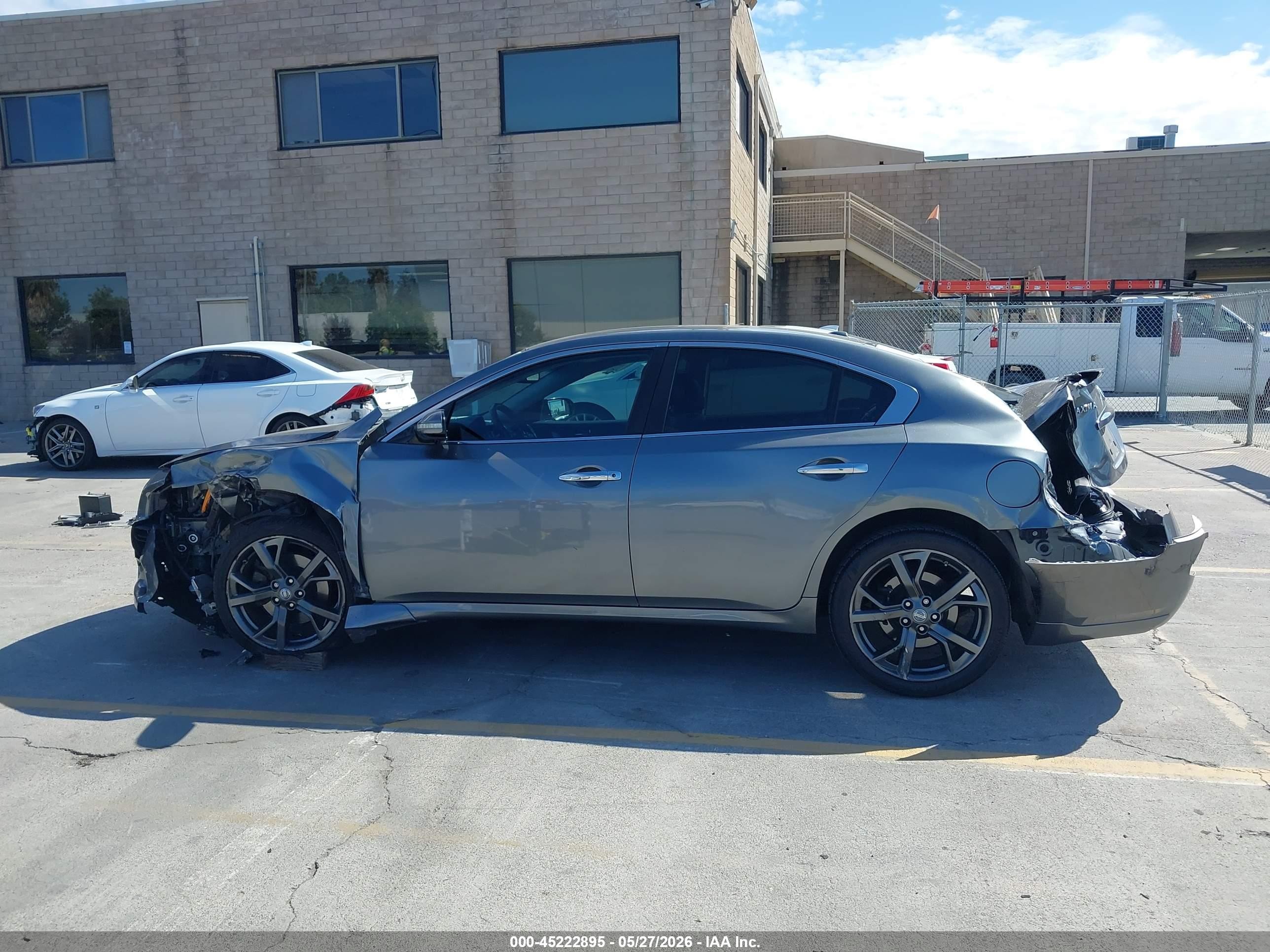 2014 Nissan Maxima 3.5 Sv Gray vin: 1N4AA5AP1EC494973