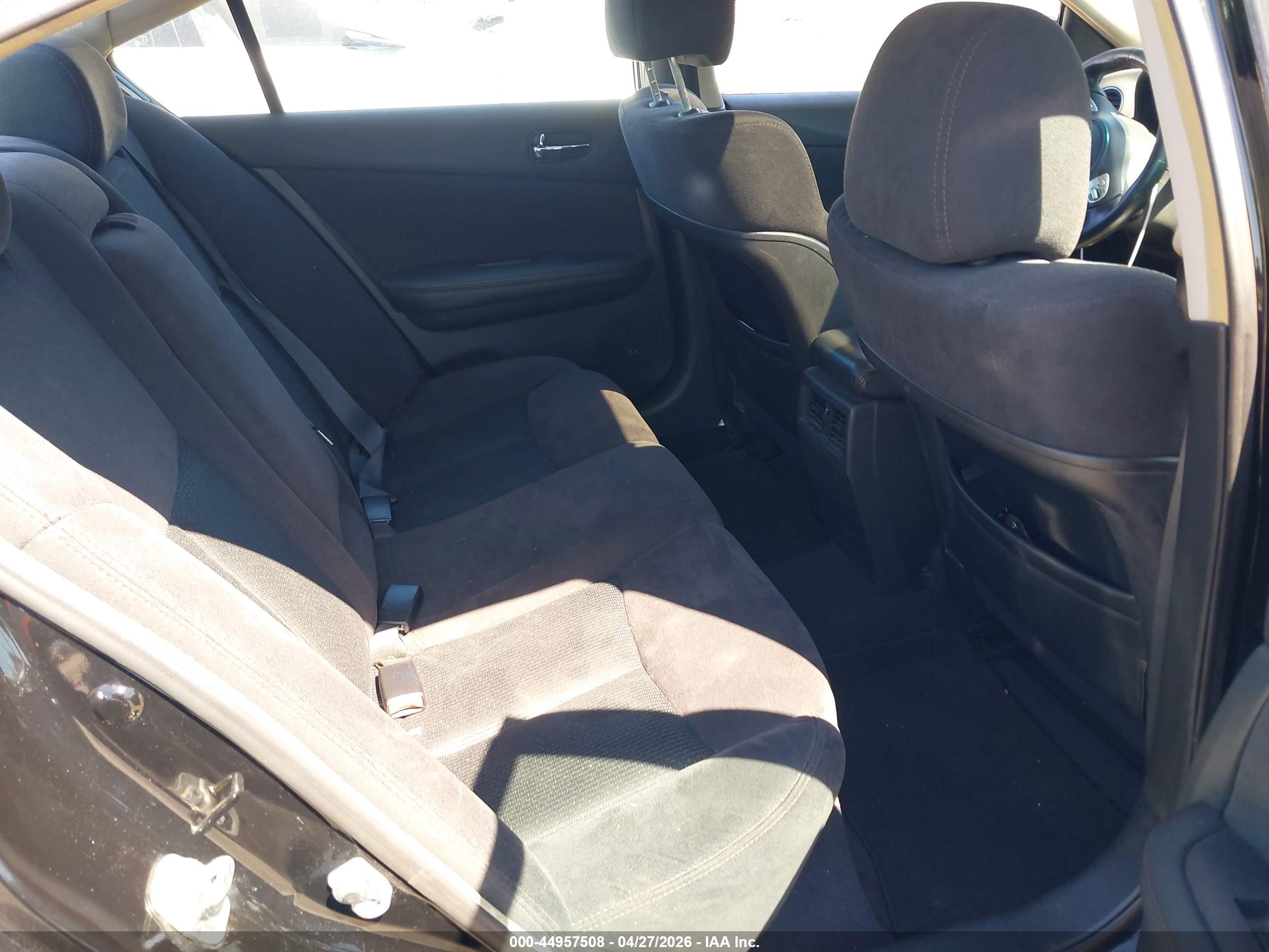 2014 Nissan Maxima 3.5 S Black vin: 1N4AA5AP1EC497887
