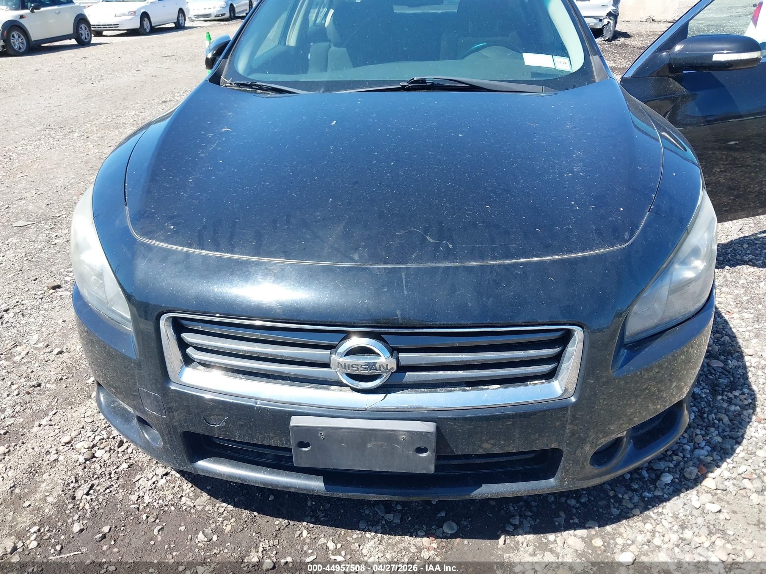 2014 Nissan Maxima 3.5 S Black vin: 1N4AA5AP1EC497887