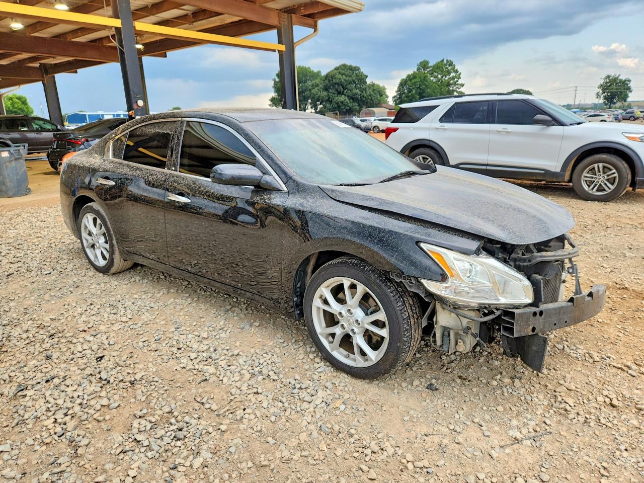 2014 Nissan Maxima 3.5 S Black vin: 1N4AA5AP1EC905370