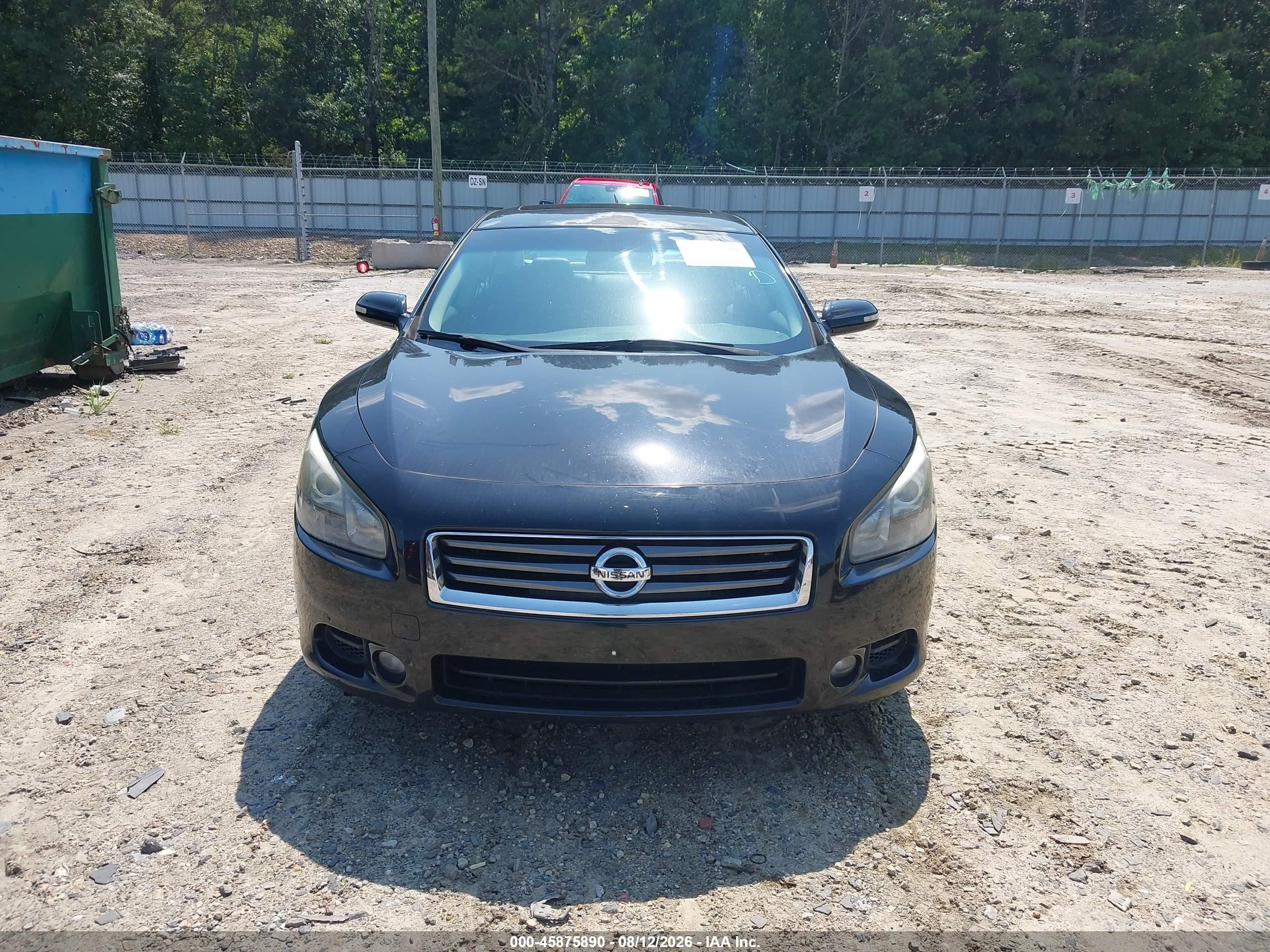 2014 Nissan Maxima 3.5 Sv Black vin: 1N4AA5AP1EC906809