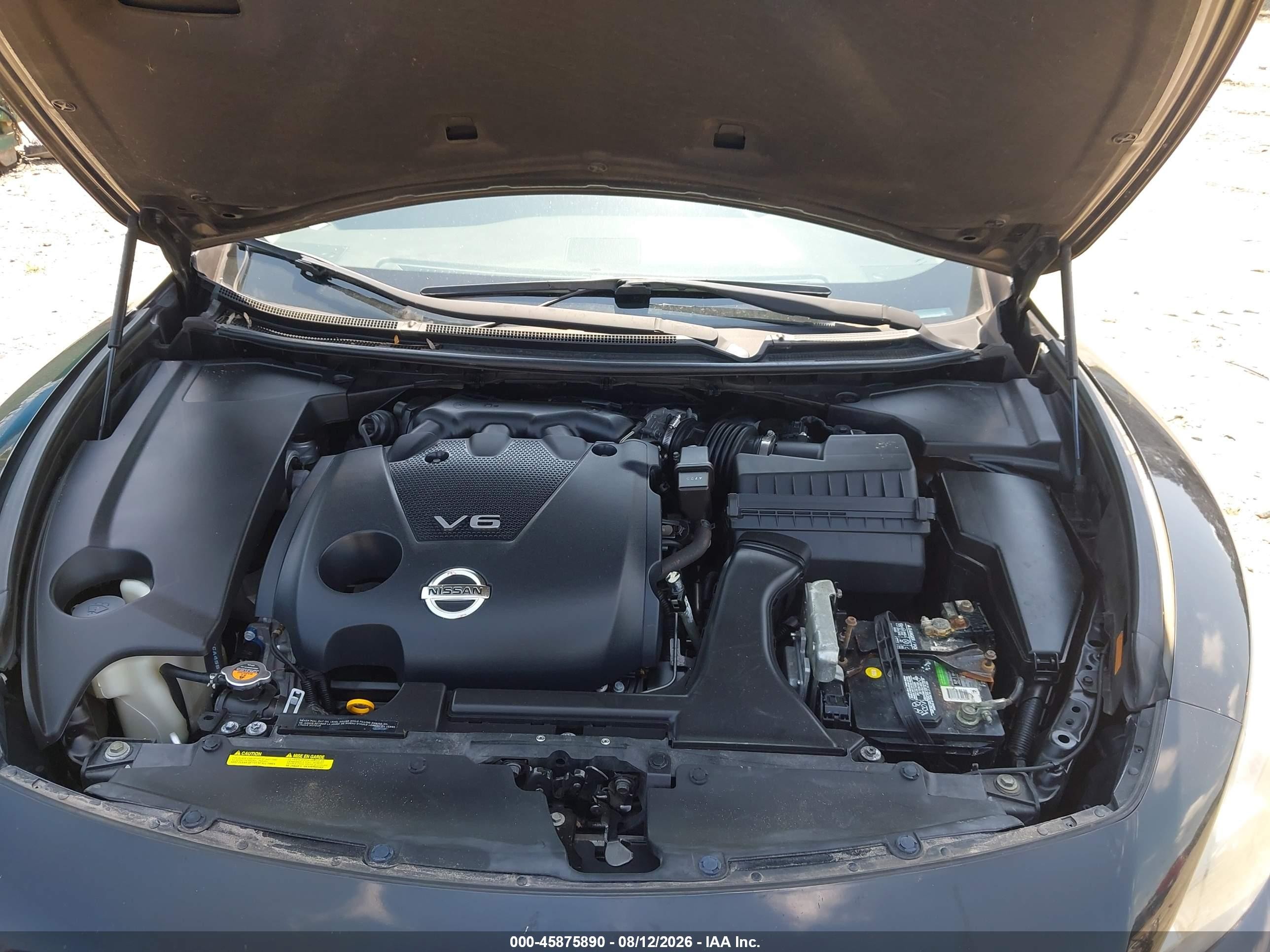 2014 Nissan Maxima 3.5 Sv Black vin: 1N4AA5AP1EC906809