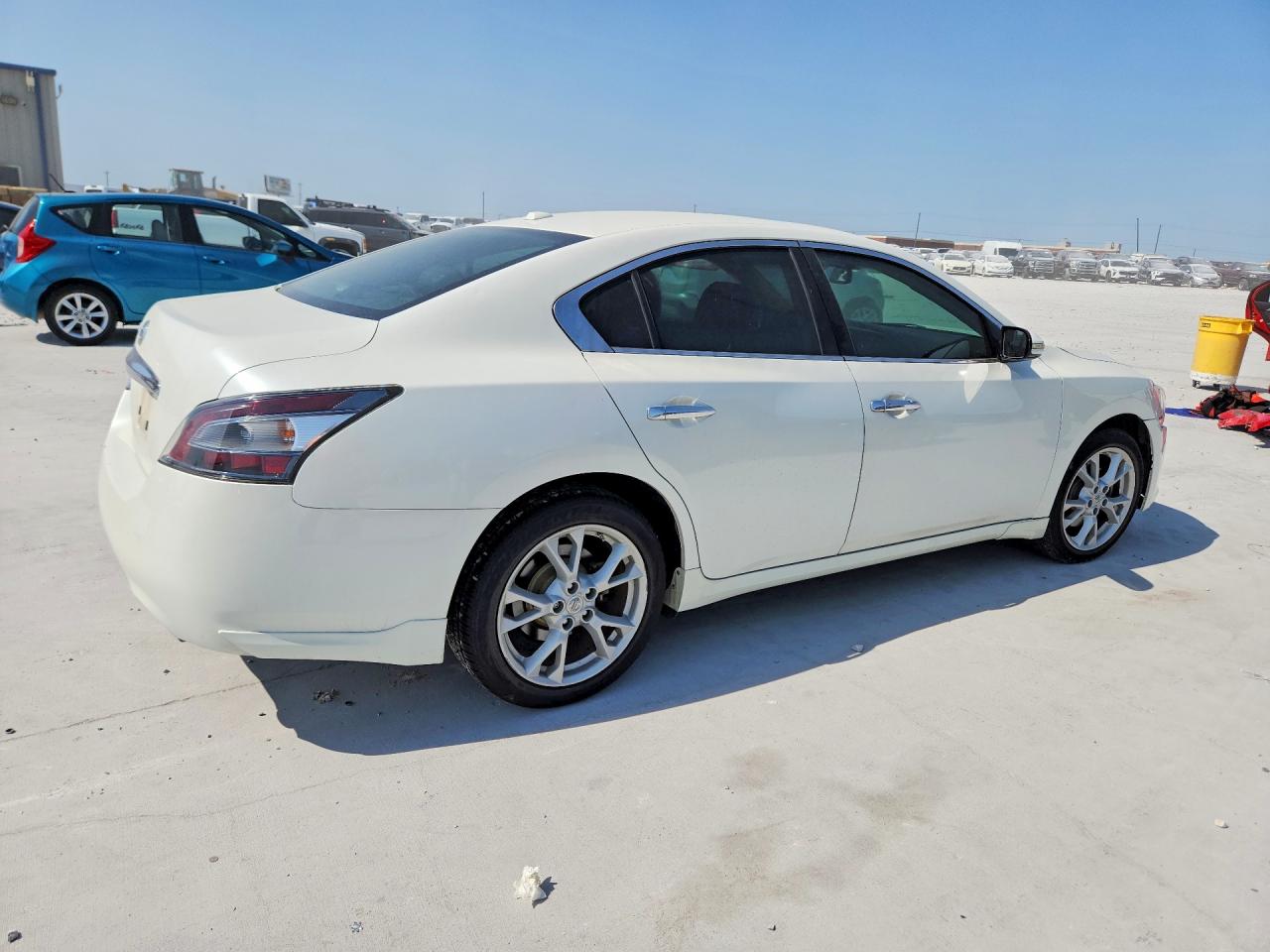 2014 Nissan Maxima 3.5 S White vin: 1N4AA5AP1EC914635