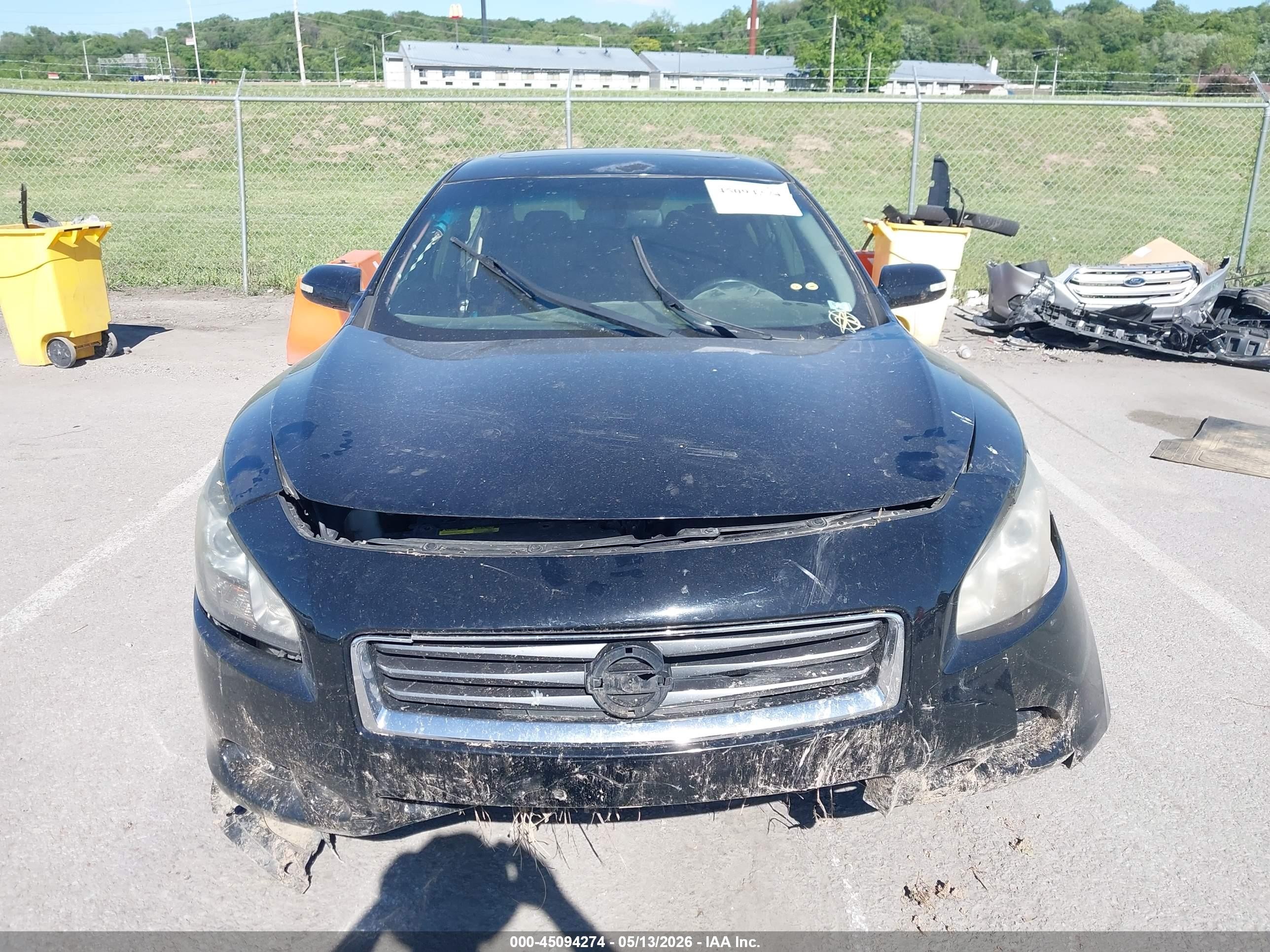 2014 Nissan Maxima 3.5 S/3.5 Sv Black vin: 1N4AA5AP1EC915123