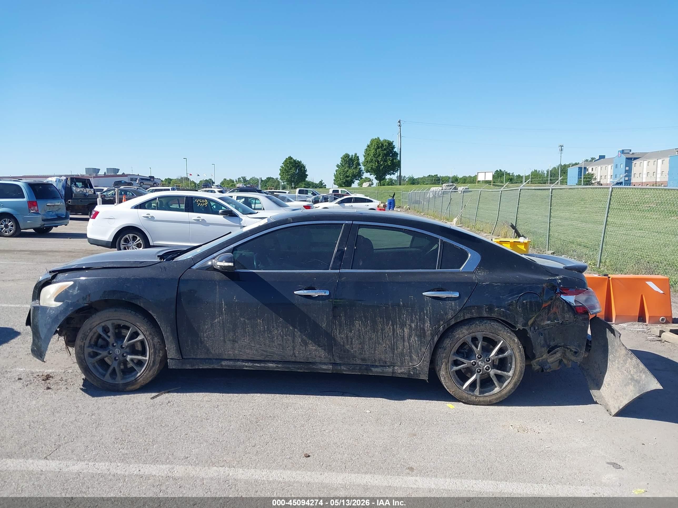 2014 Nissan Maxima 3.5 S/3.5 Sv Black vin: 1N4AA5AP1EC915123