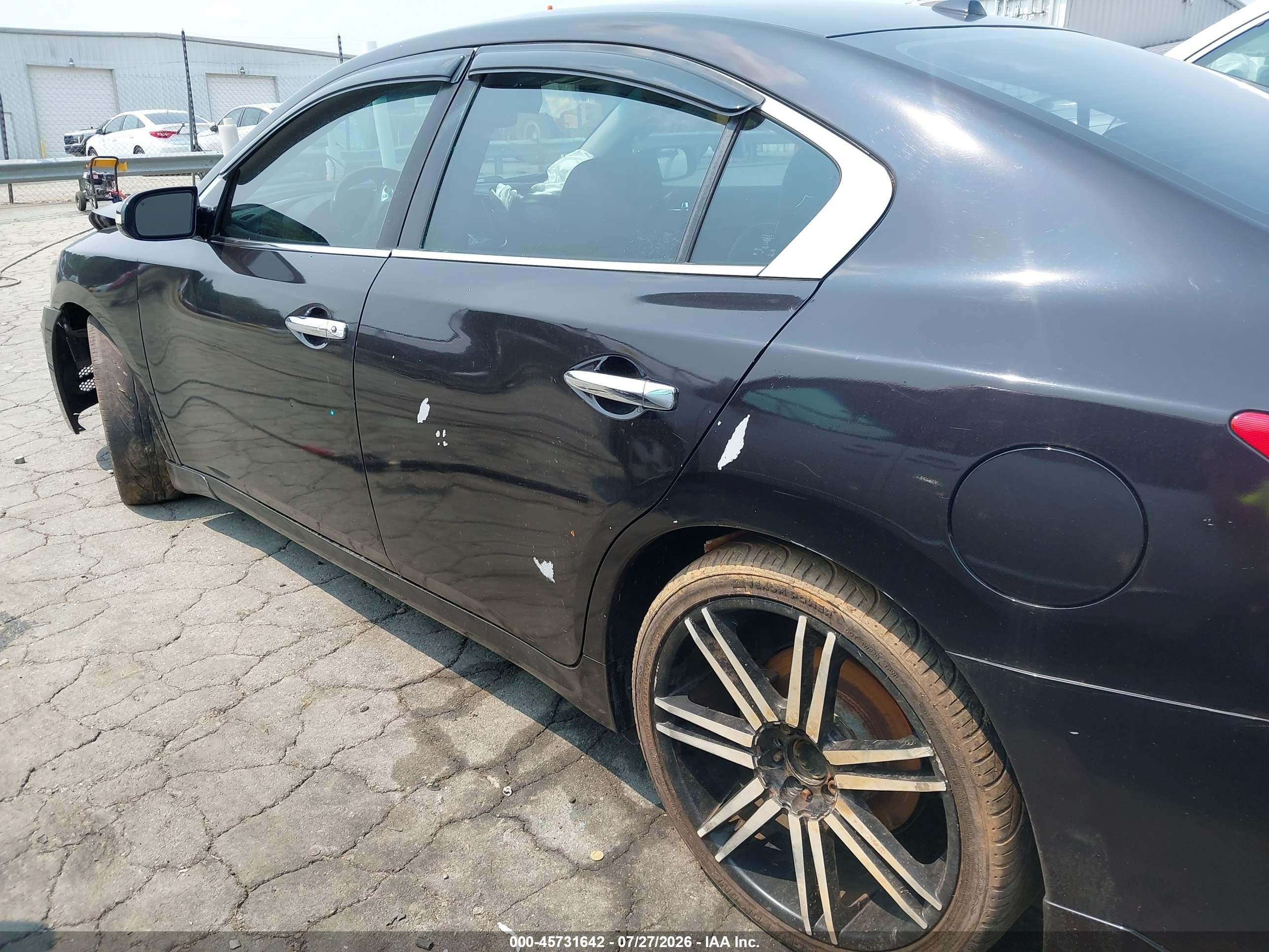 2010 Nissan Maxima 3.5 Sv Black vin: 1N4AA5AP2AC801089