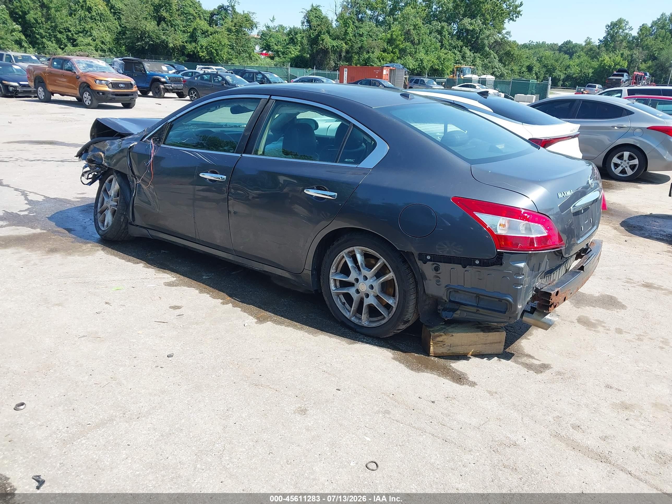 2010 Nissan Maxima 3.5 Sv Gray vin: 1N4AA5AP2AC805112