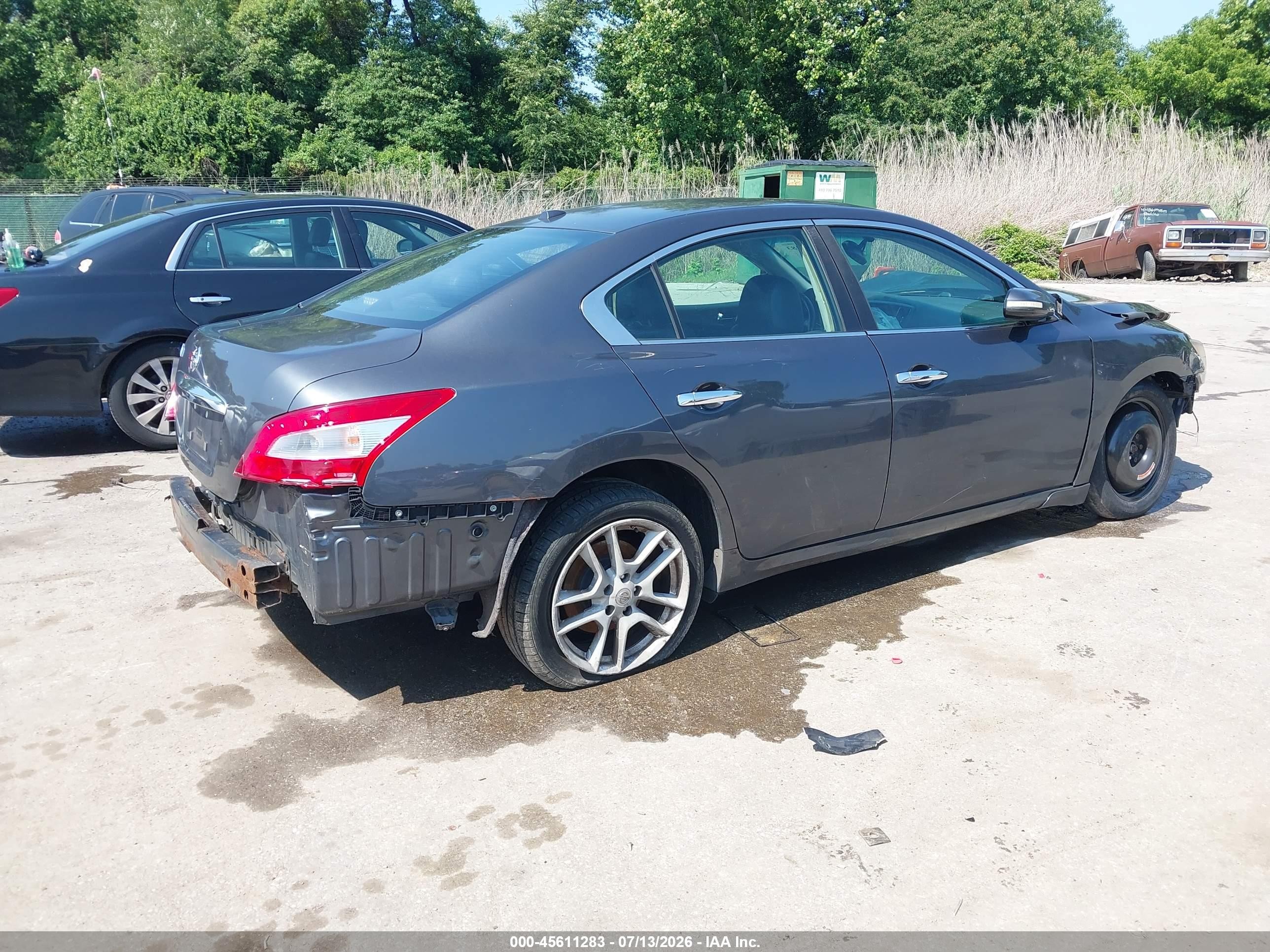2010 Nissan Maxima 3.5 Sv Gray vin: 1N4AA5AP2AC805112