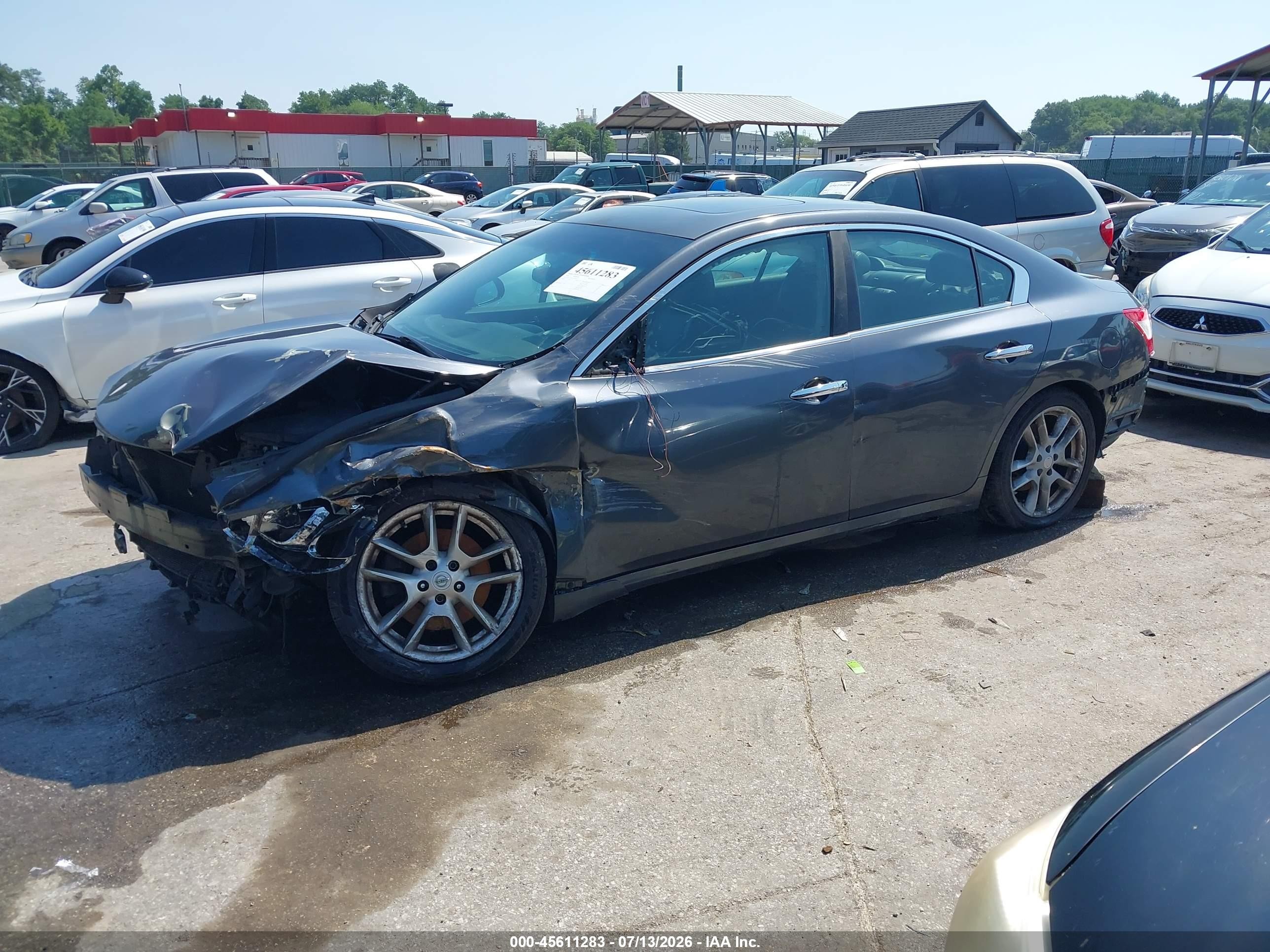 2010 Nissan Maxima 3.5 Sv Gray vin: 1N4AA5AP2AC805112