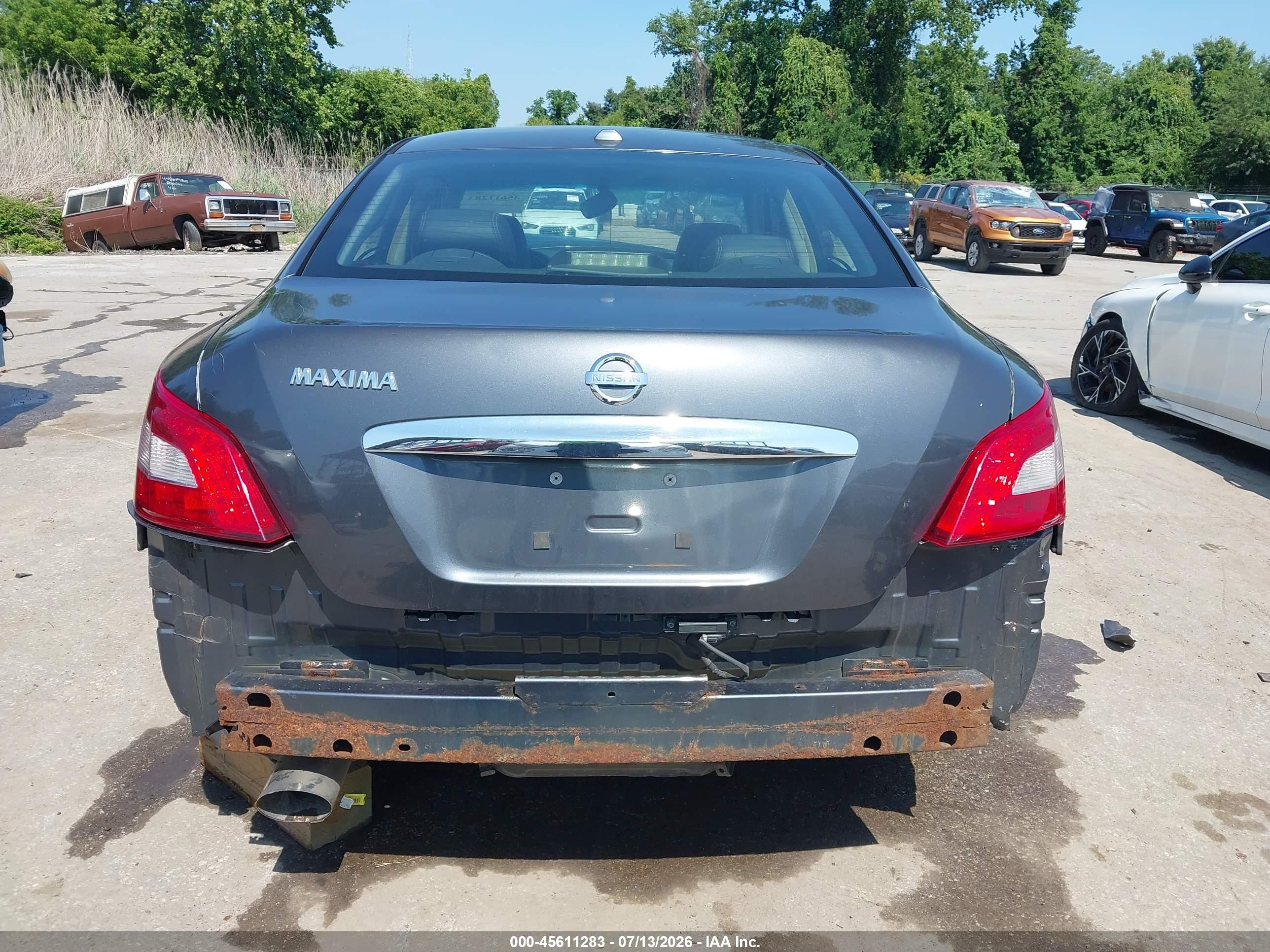 2010 Nissan Maxima 3.5 Sv Gray vin: 1N4AA5AP2AC805112