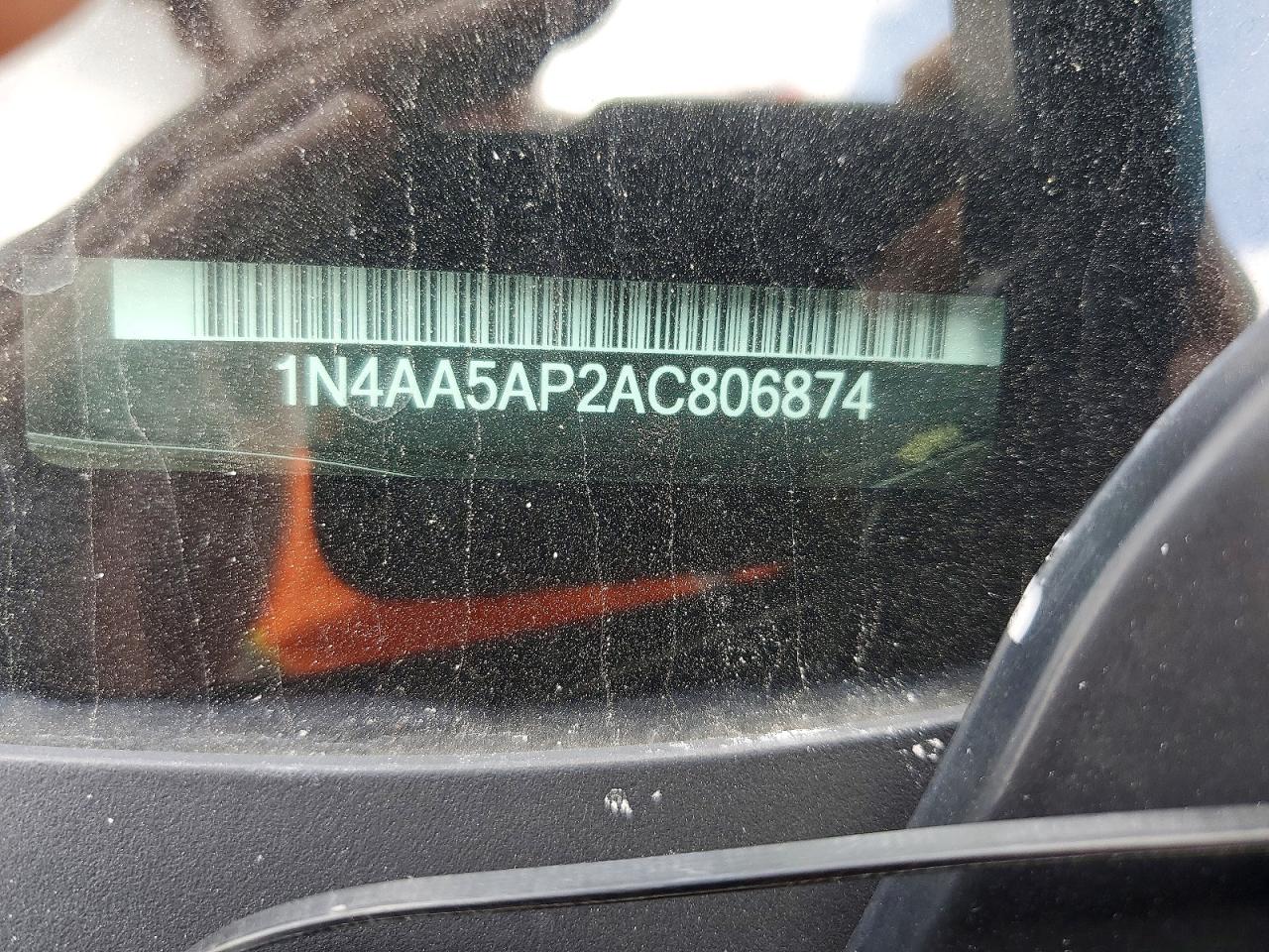 2010 Nissan Maxima 3.5 S Black vin: 1N4AA5AP2AC806874