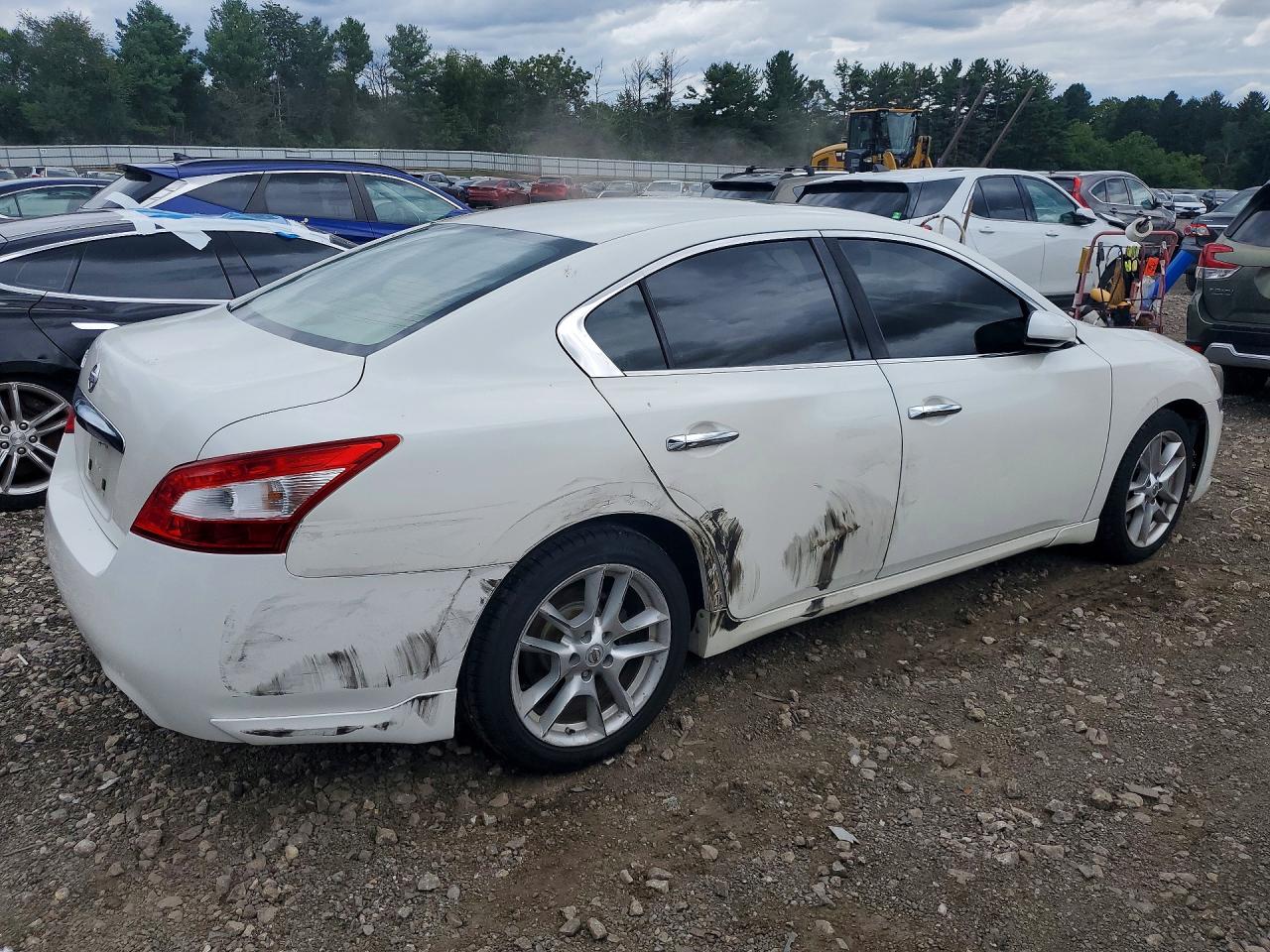 2010 Nissan Maxima 3.5 S White vin: 1N4AA5AP2AC809760