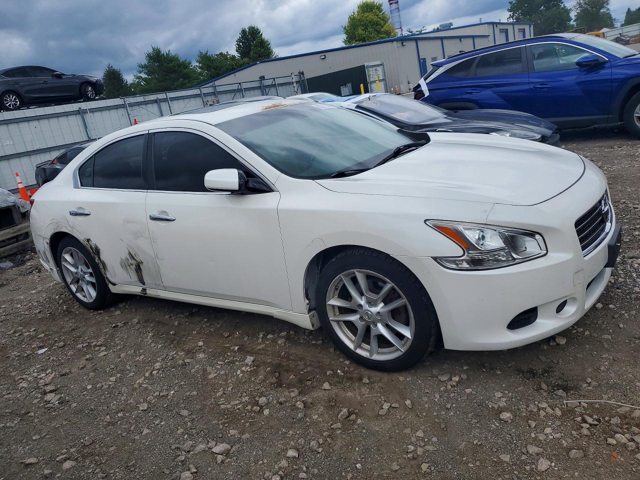 2010 Nissan Maxima 3.5 S White vin: 1N4AA5AP2AC809760