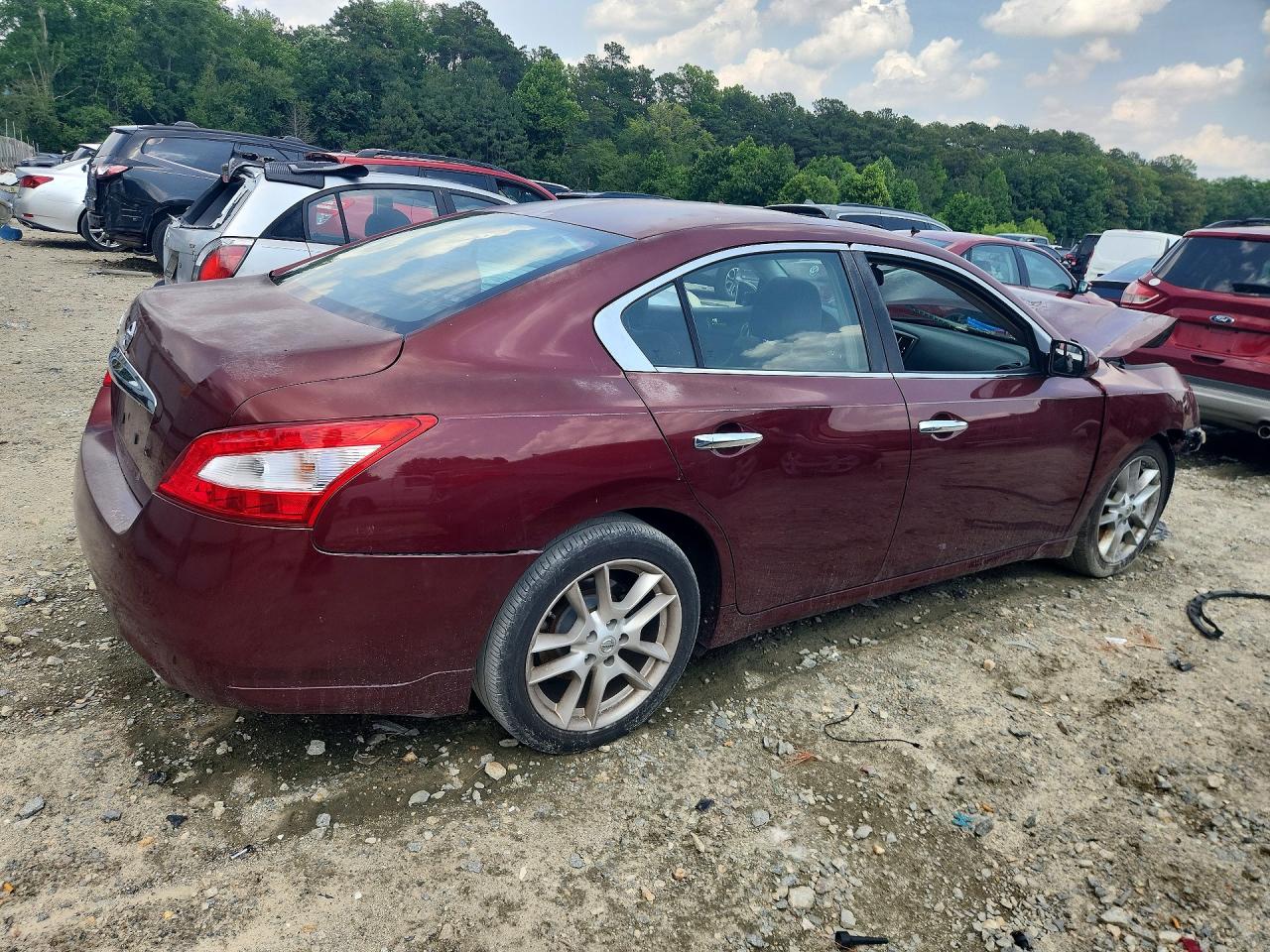 2010 Nissan Maxima 3.5 S Burgundy vin: 1N4AA5AP2AC833847