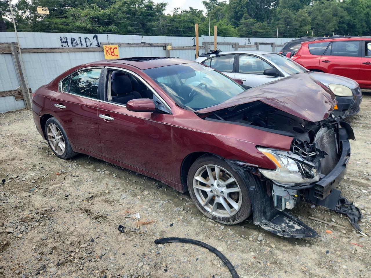 2010 Nissan Maxima 3.5 S Burgundy vin: 1N4AA5AP2AC833847
