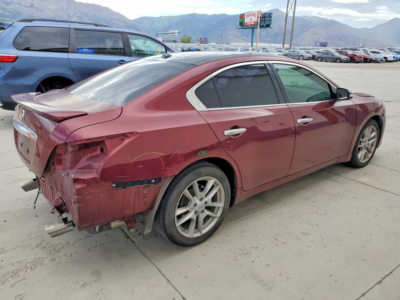 2010 Nissan Maxima 3.5 S Красный vin: 1N4AA5AP2AC835503