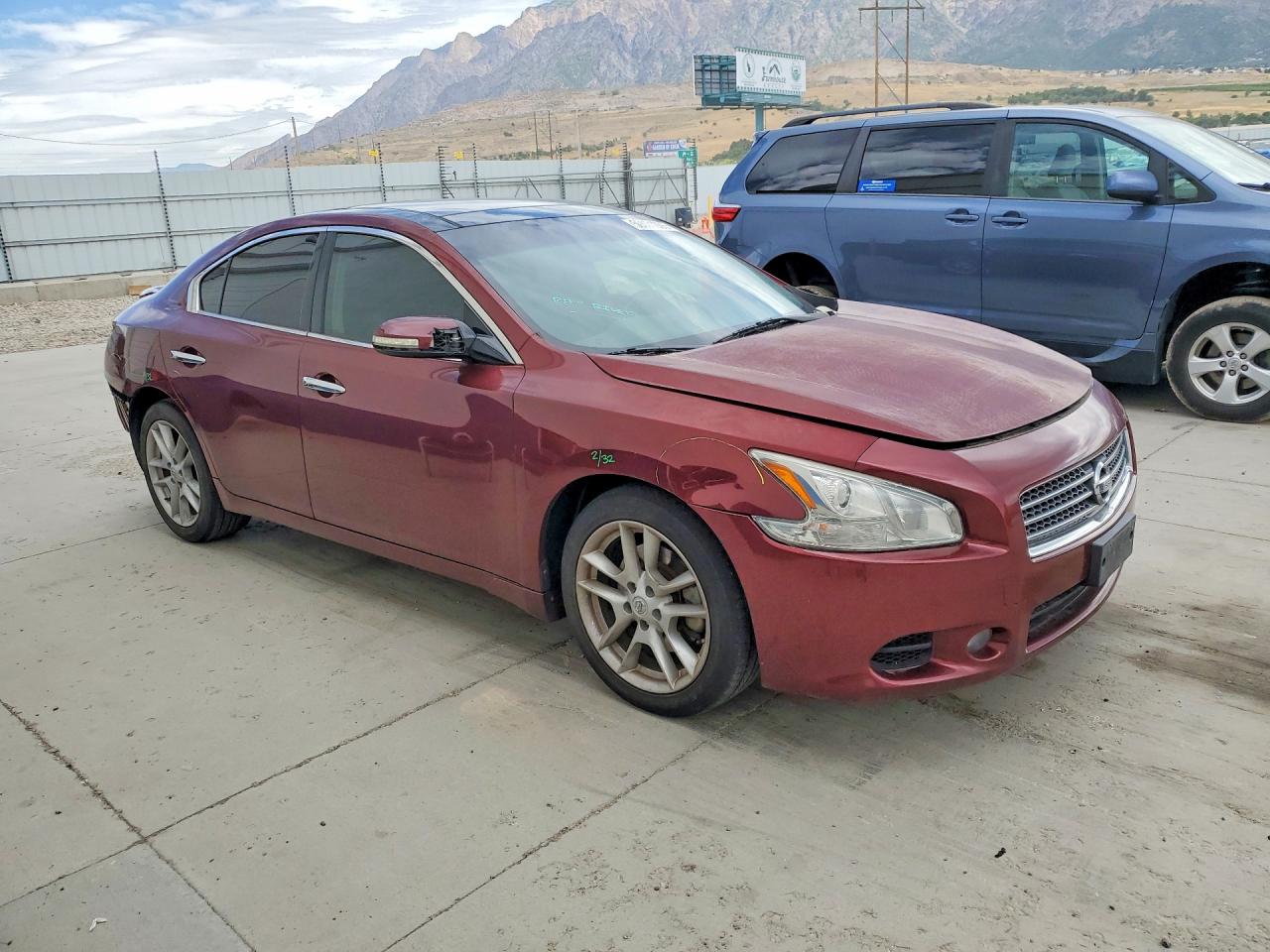 2010 Nissan Maxima 3.5 S Красный vin: 1N4AA5AP2AC835503