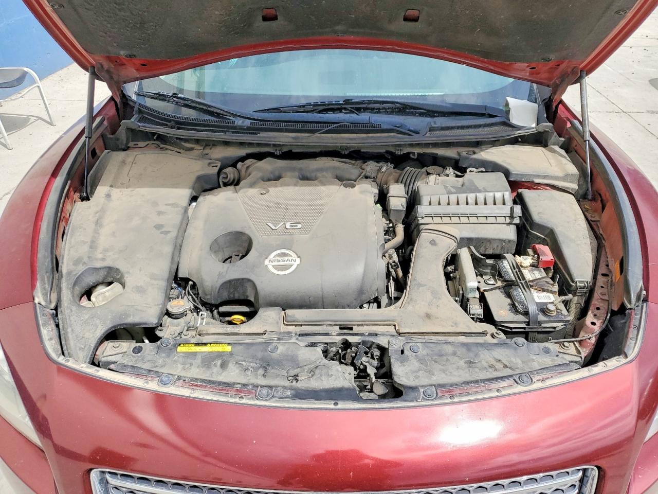 2010 Nissan Maxima 3.5 S Красный vin: 1N4AA5AP2AC835503
