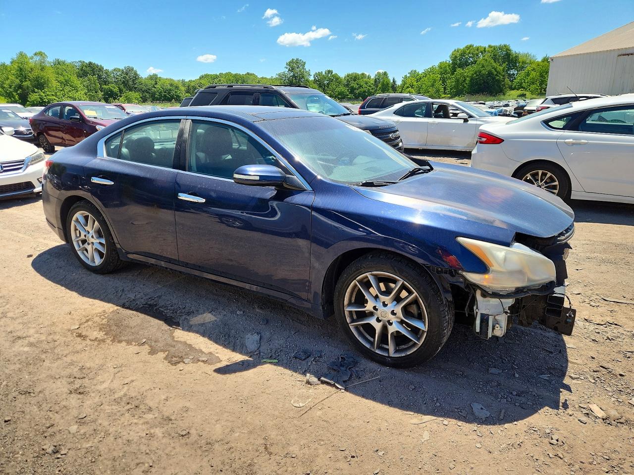 2010 Nissan Maxima 3.5 S Blue vin: 1N4AA5AP2AC848199