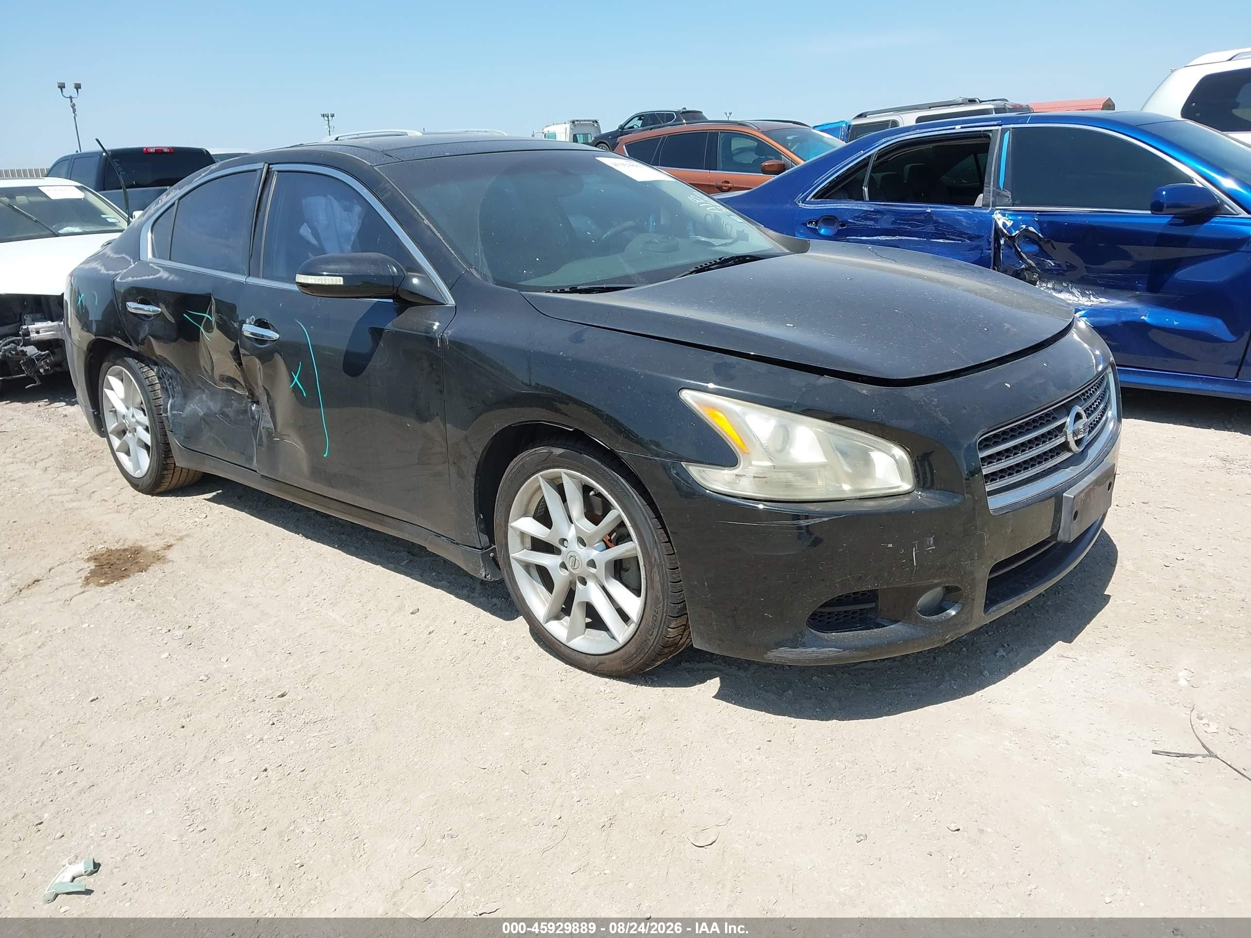 2010 Nissan Maxima 3.5 Sv Black vin: 1N4AA5AP2AC849157