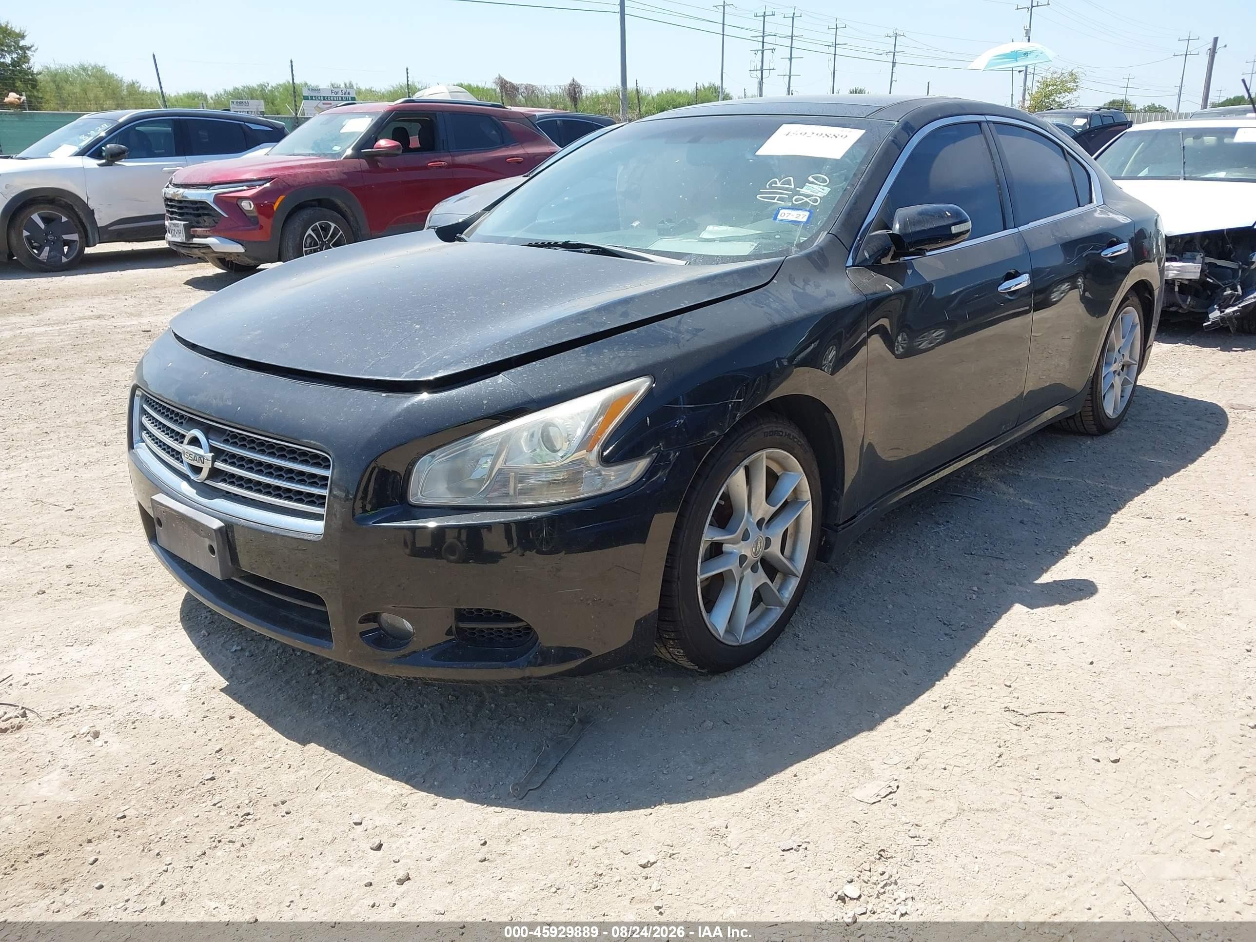 2010 Nissan Maxima 3.5 Sv Black vin: 1N4AA5AP2AC849157
