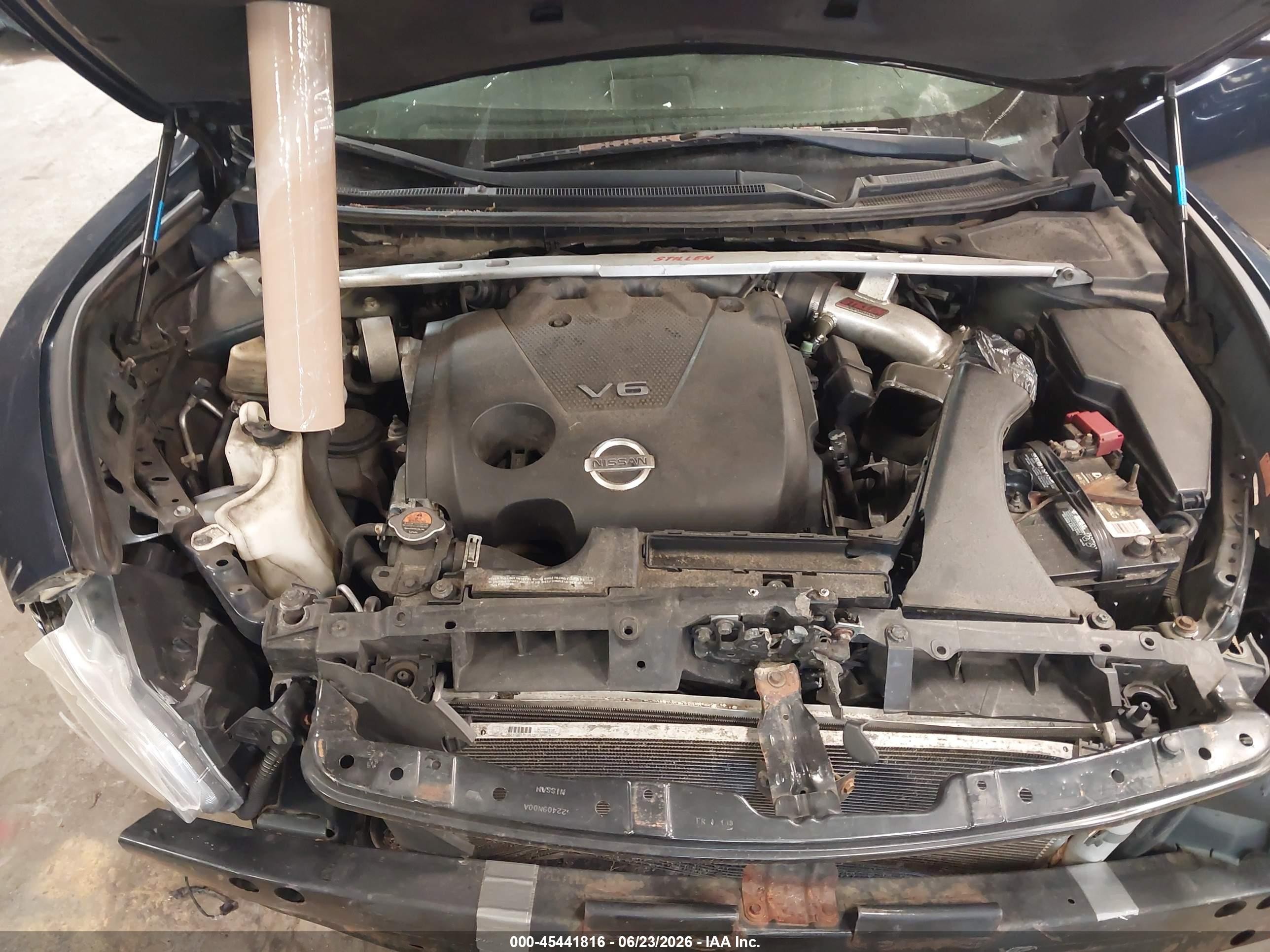2010 Nissan Maxima 3.5 Sv Blue vin: 1N4AA5AP2AC857405