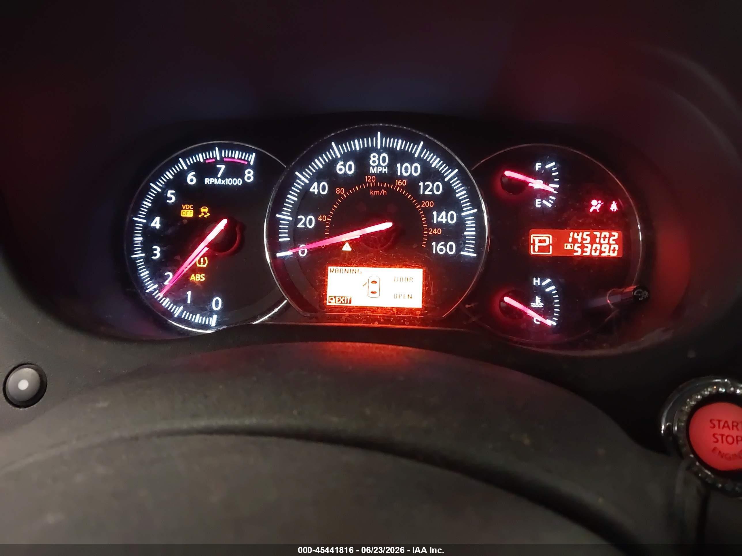 2010 Nissan Maxima 3.5 Sv Blue vin: 1N4AA5AP2AC857405