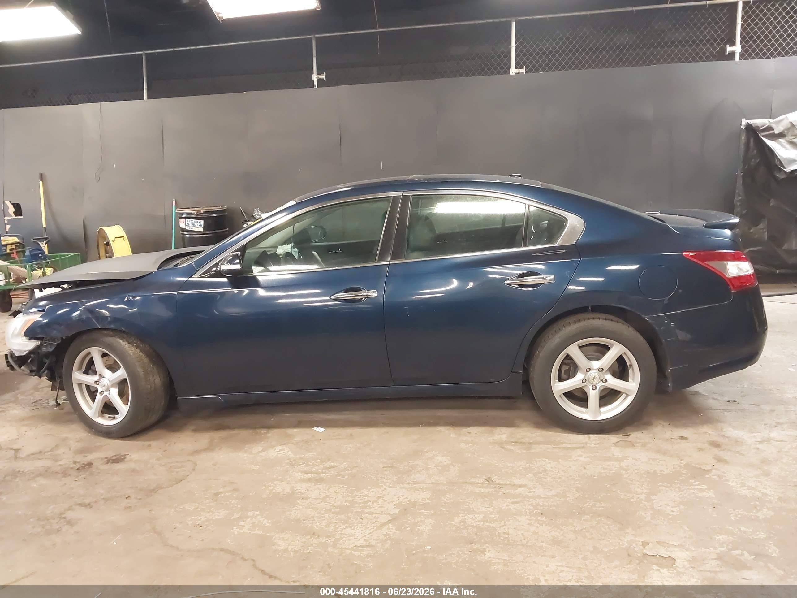 2010 Nissan Maxima 3.5 Sv Blue vin: 1N4AA5AP2AC857405